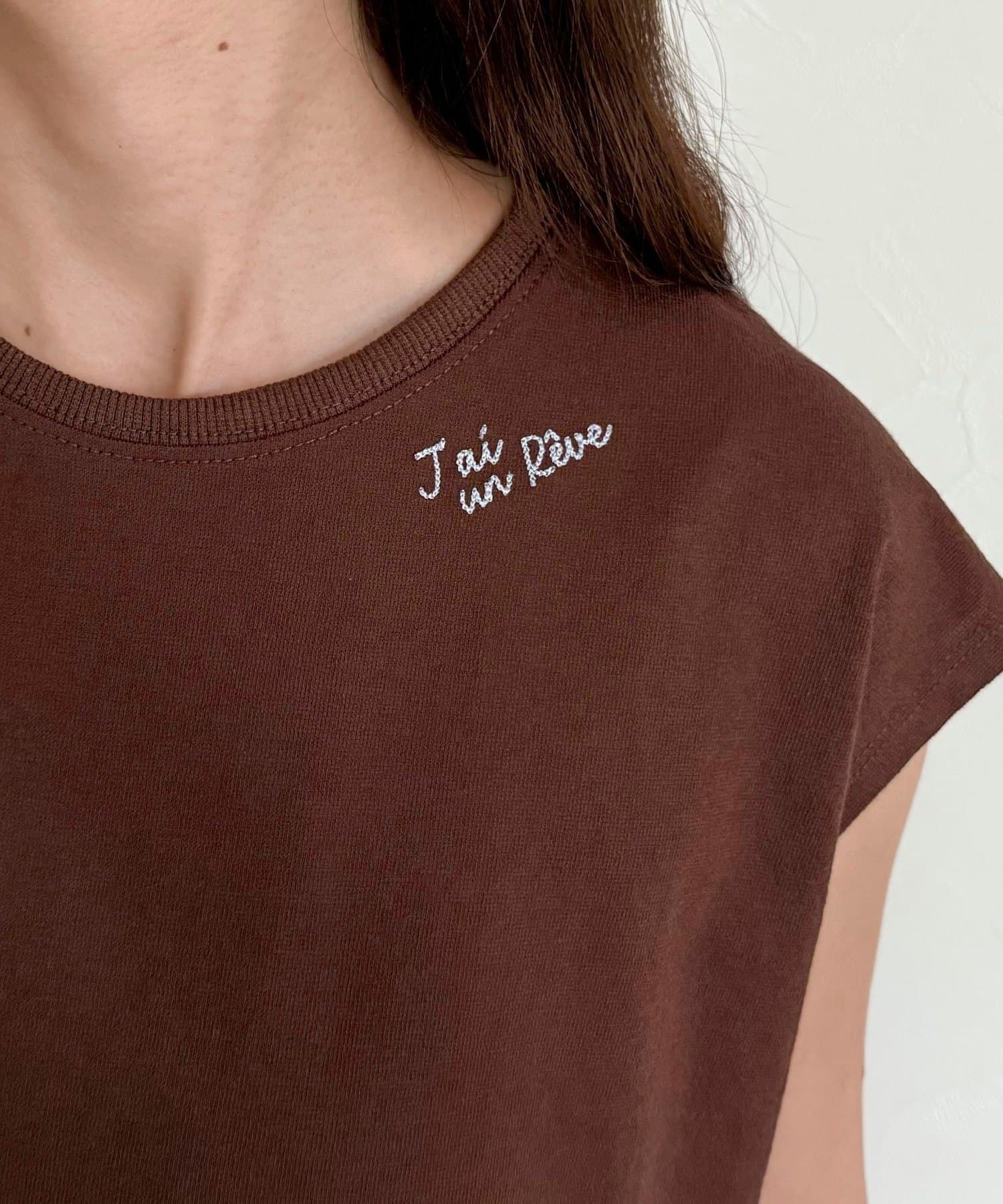 FREDY & GLOSTER(フレディ アンド グロスター) チェーン刺繍フレンチTシャツプルオーバー