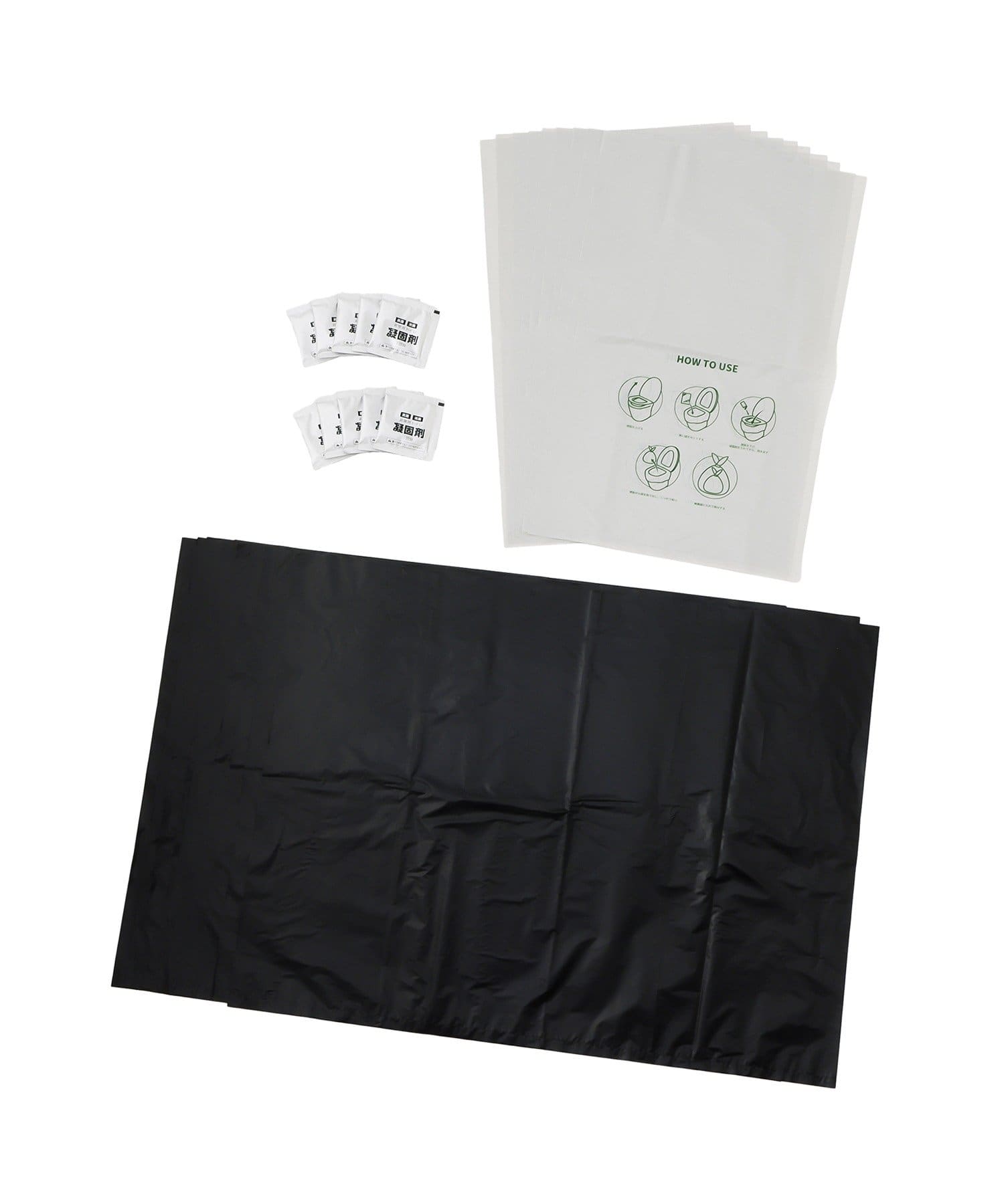 3COINS(スリーコインズ) 《WEB限定商品》家庭用緊急トイレ50回分／SOBANI