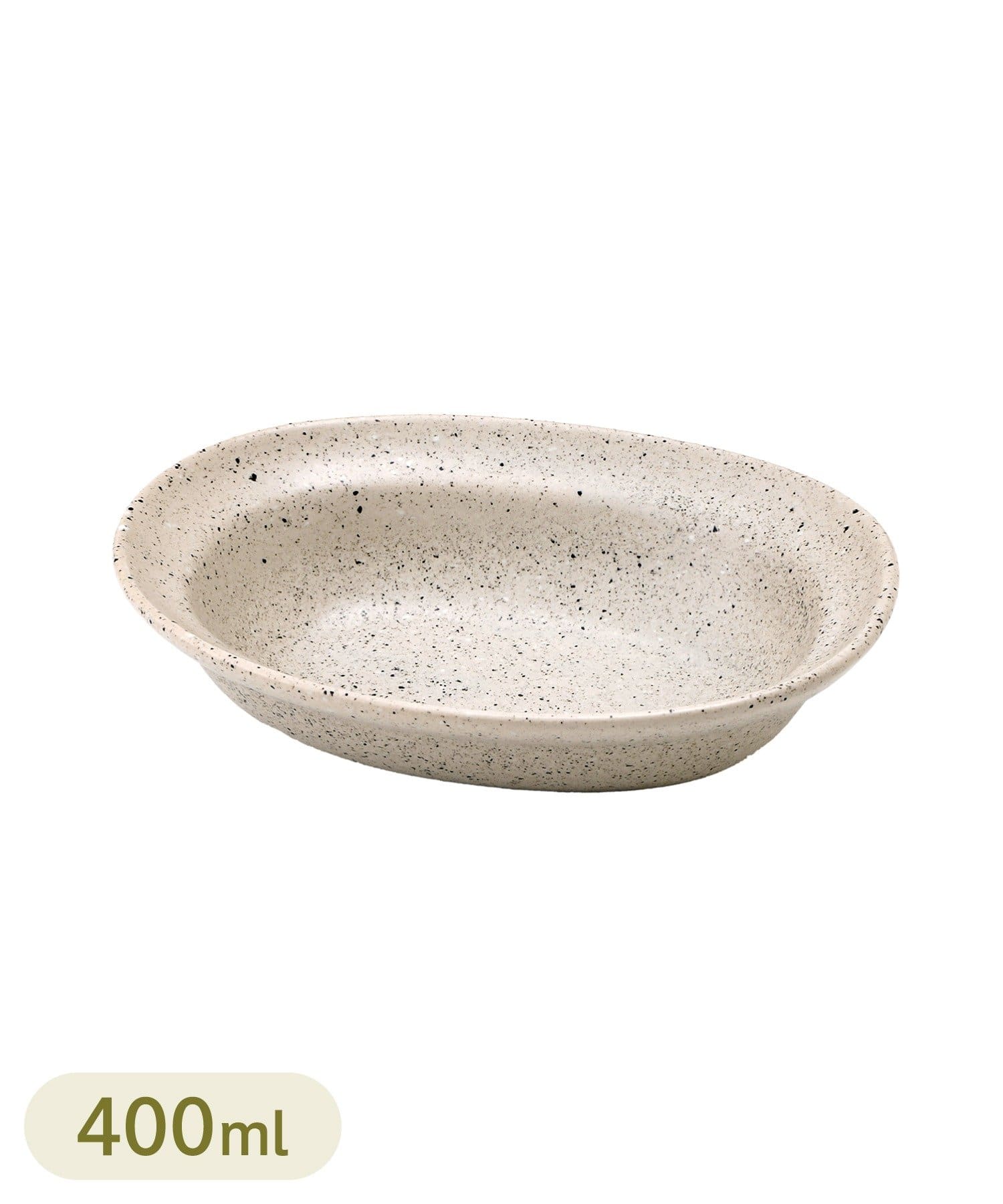 3COINS(スリーコインズ) オーバルボウル：400ml