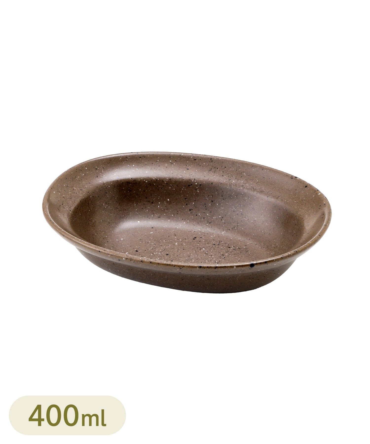 3COINS(スリーコインズ) オーバルボウル：400ml