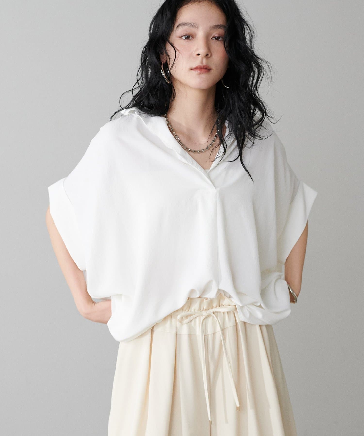 LARUTA(ラルータ) ドルマンスキッパーシャツ