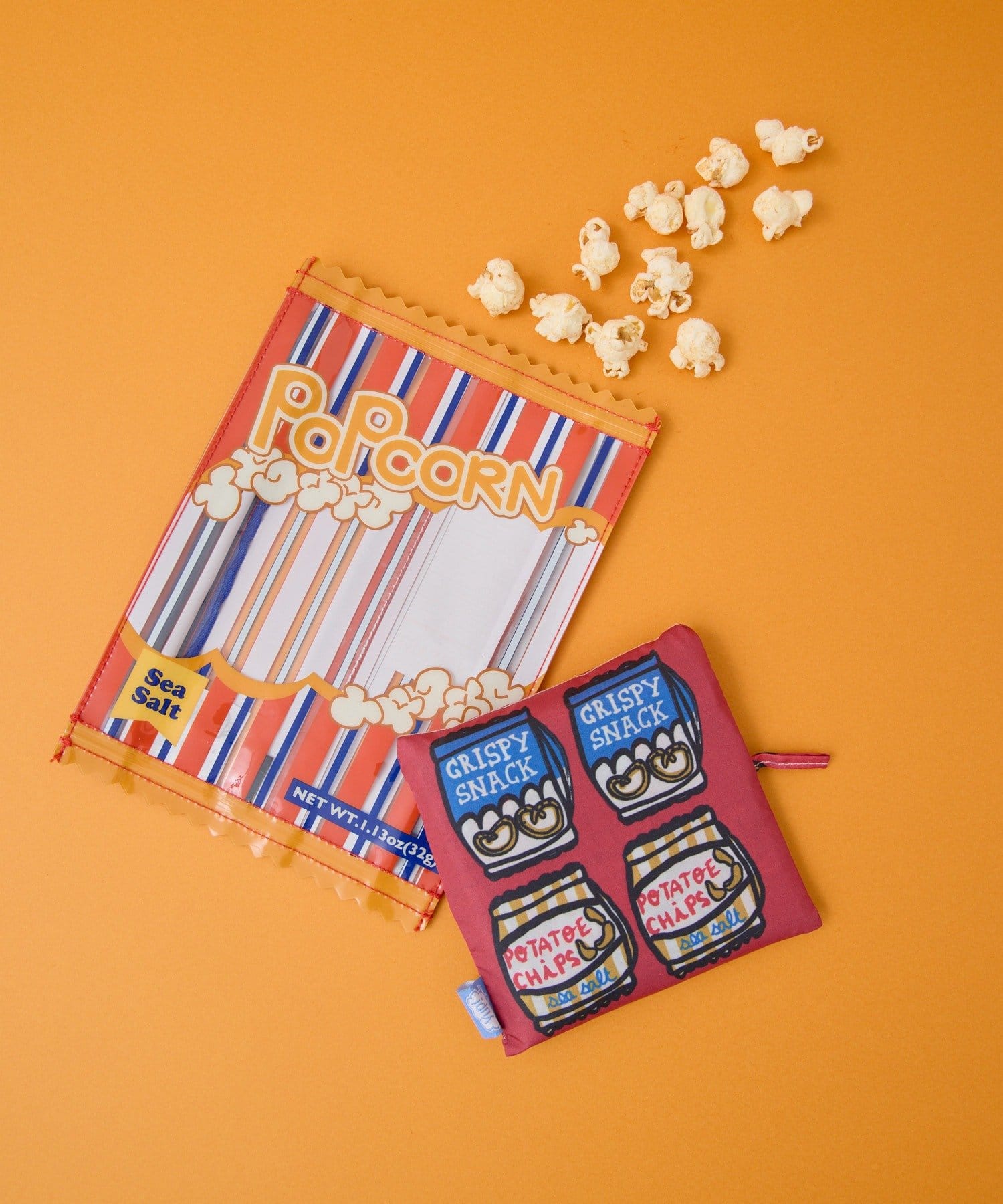 ear PAPILLONNER(イア パピヨネ) 【yup!（ヤップ）】POPCORN ECO/ポップコーンポーチ＆スナックエコバッグ