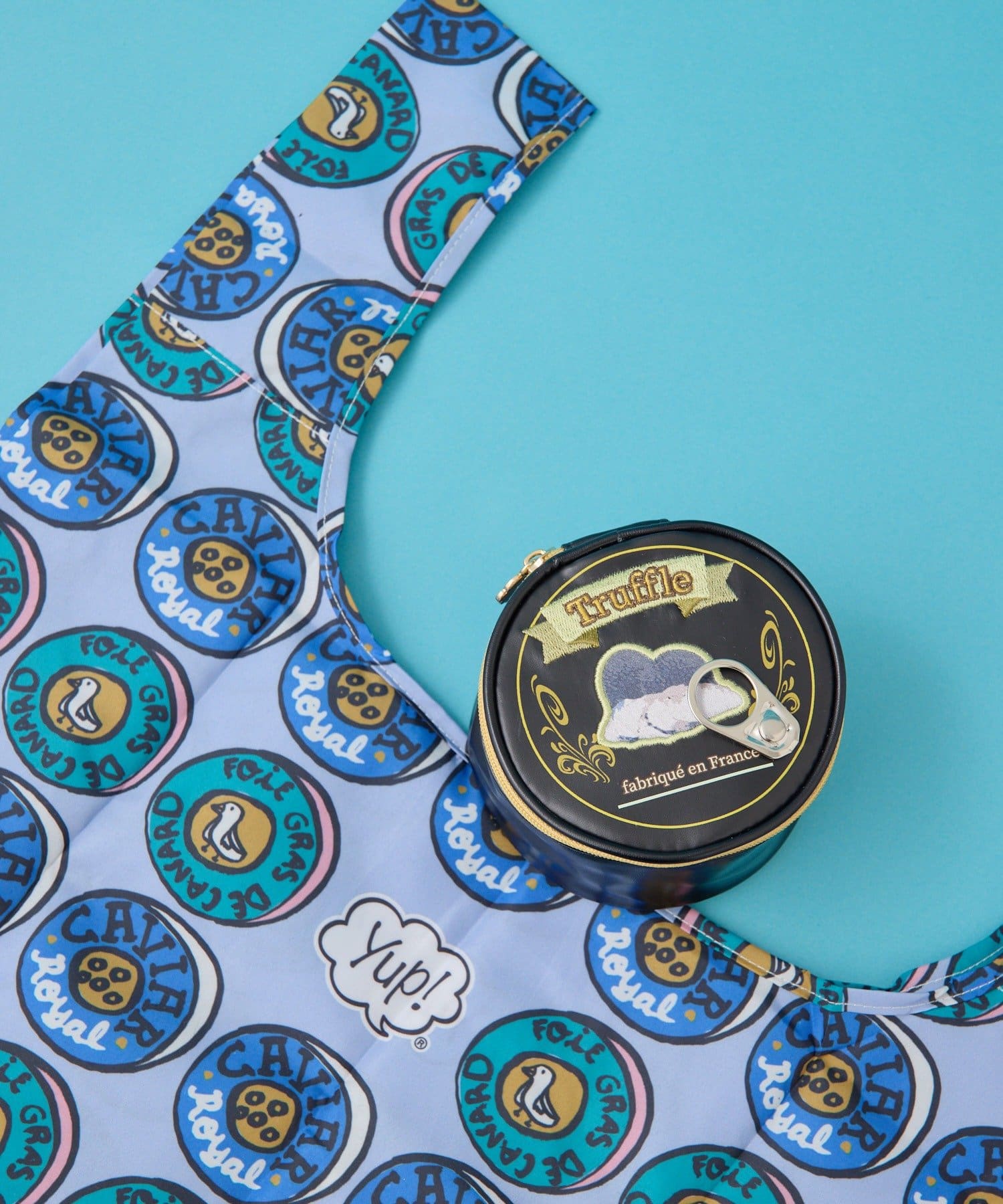 ear PAPILLONNER(イア パピヨネ) 【yup!（ヤップ）】TRUFFLE ECO/トリュフ缶ポーチ＆丸缶詰エコバッグ