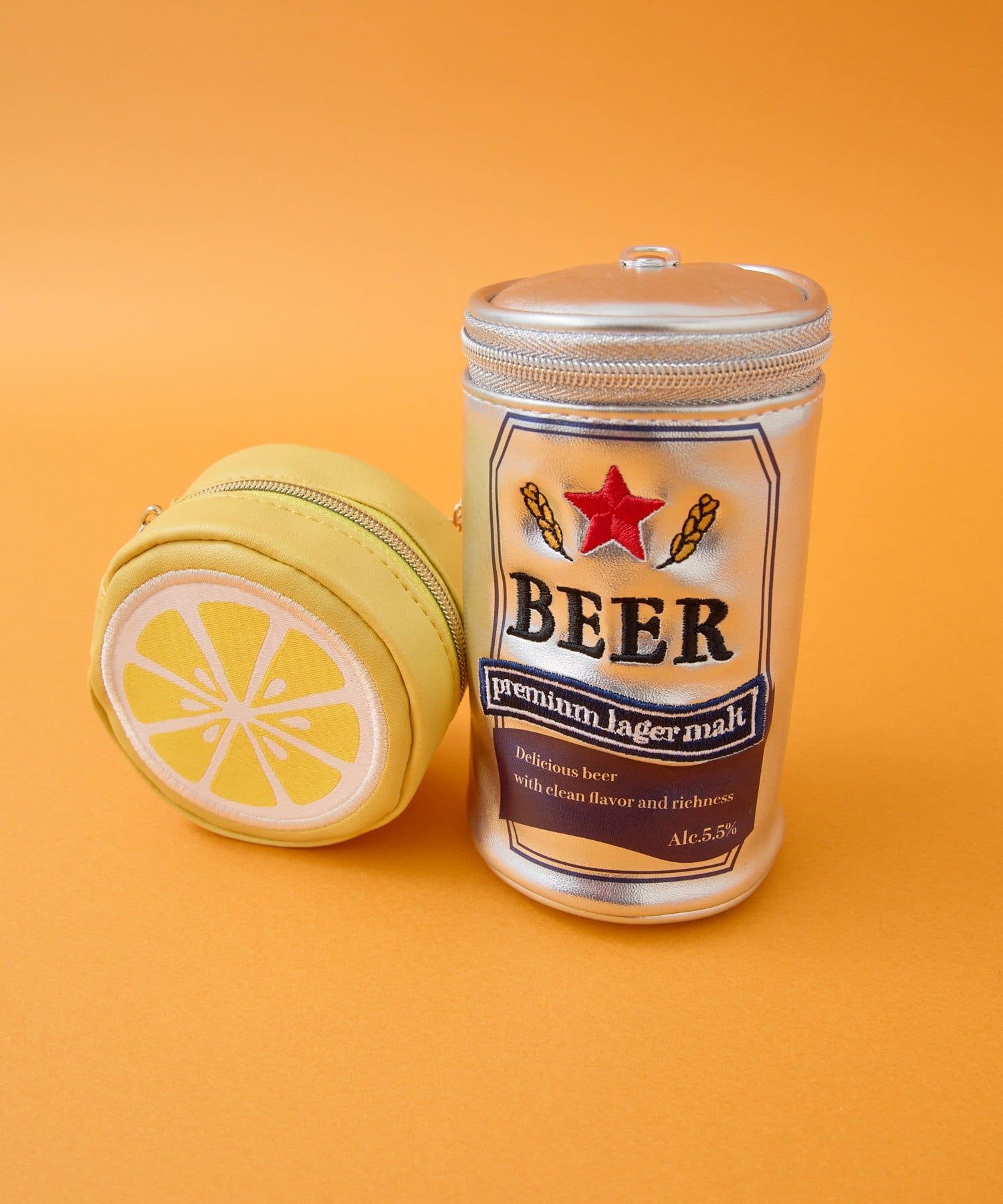 ear PAPILLONNER(イア パピヨネ) 【yup!（ヤップ）】BEER＆LEMON/ ビール＆レモン/ポーチ＆エコバッグ