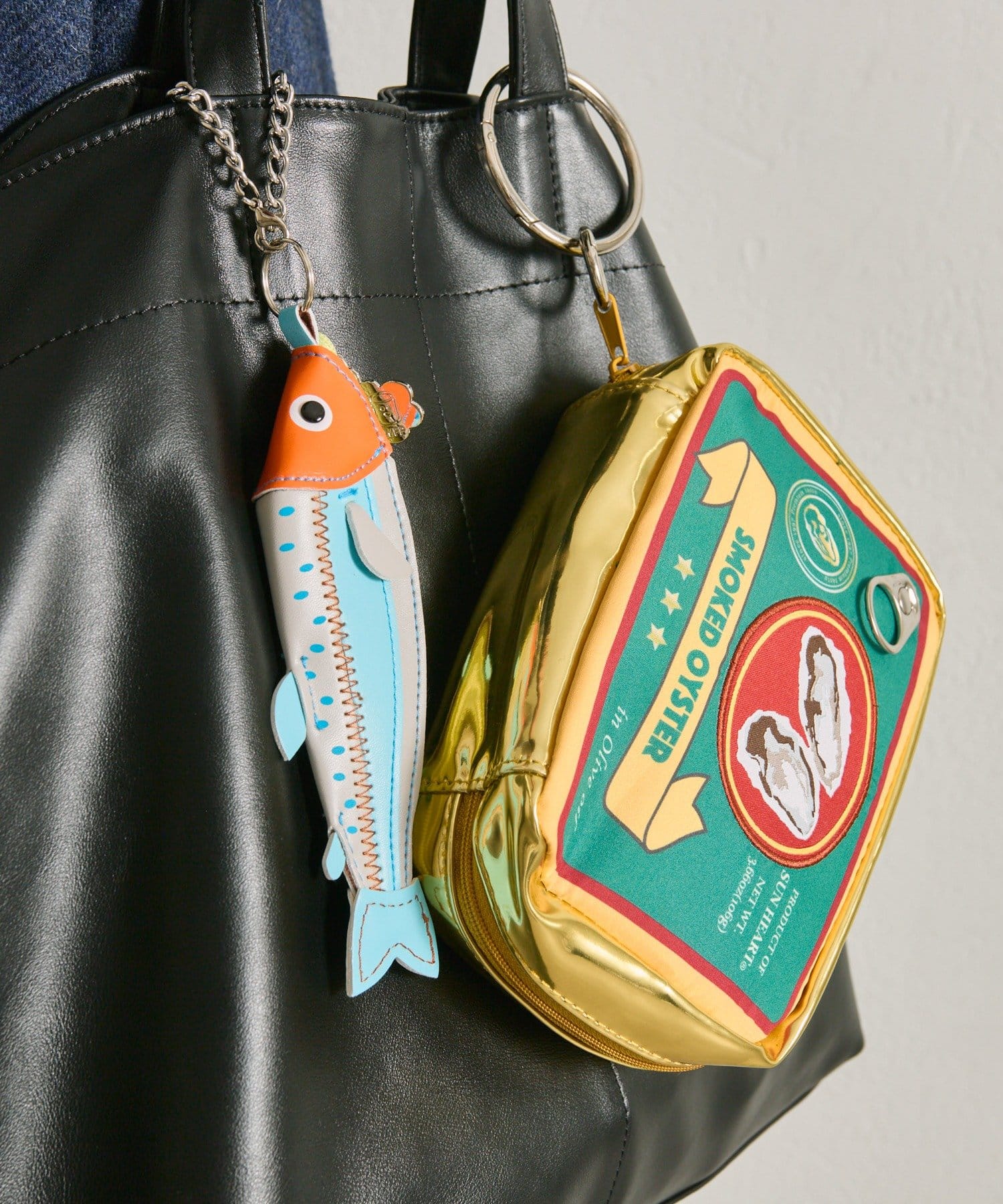 ear PAPILLONNER(イア パピヨネ) 【yup!（ヤップ）】OYSTER＆FISH/オイスター缶＆フィッシュポーチ