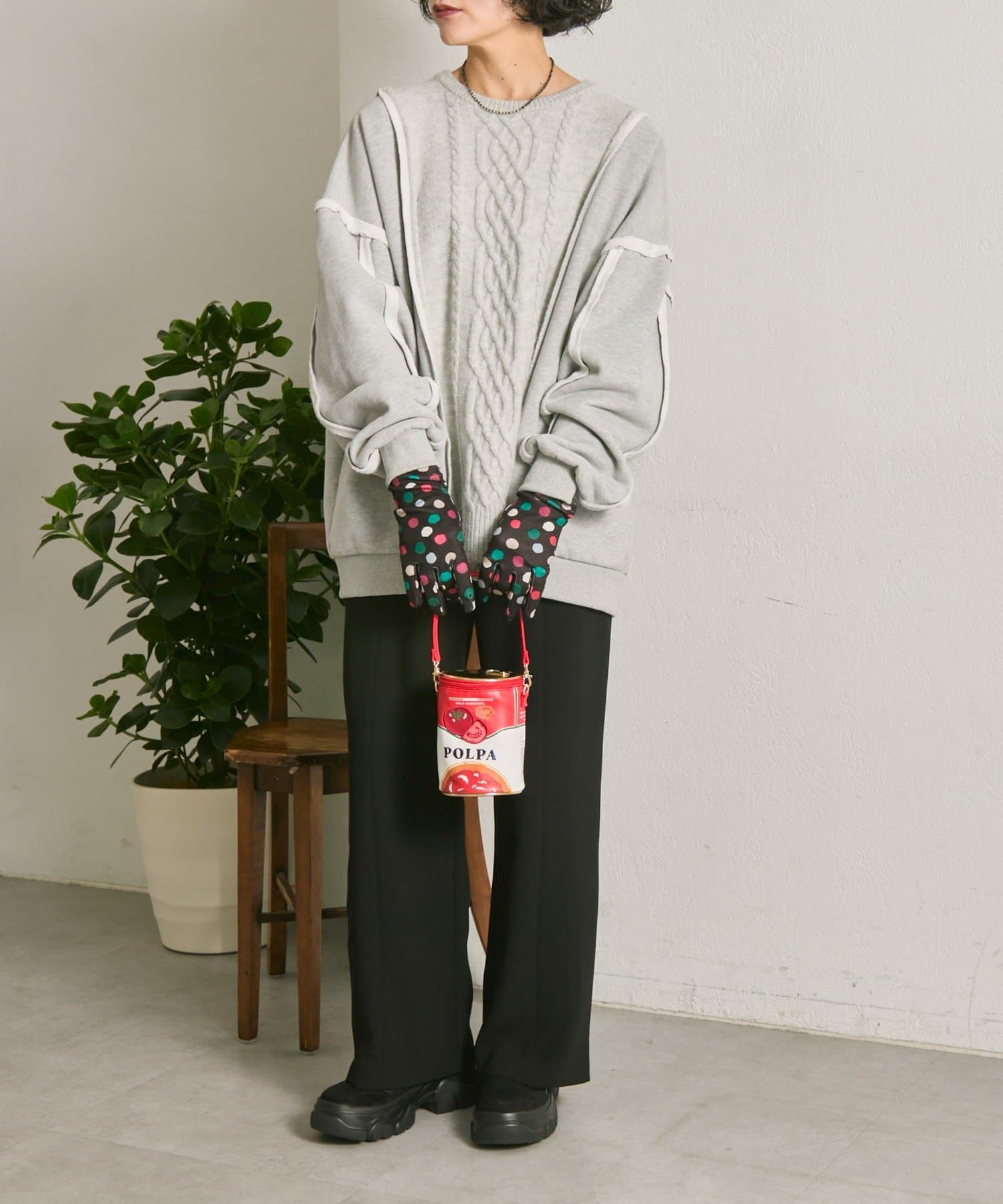 ear PAPILLONNER(イア パピヨネ) 《別注》【yup!（ヤップ）】POLPA BAG /ポルパバッグ