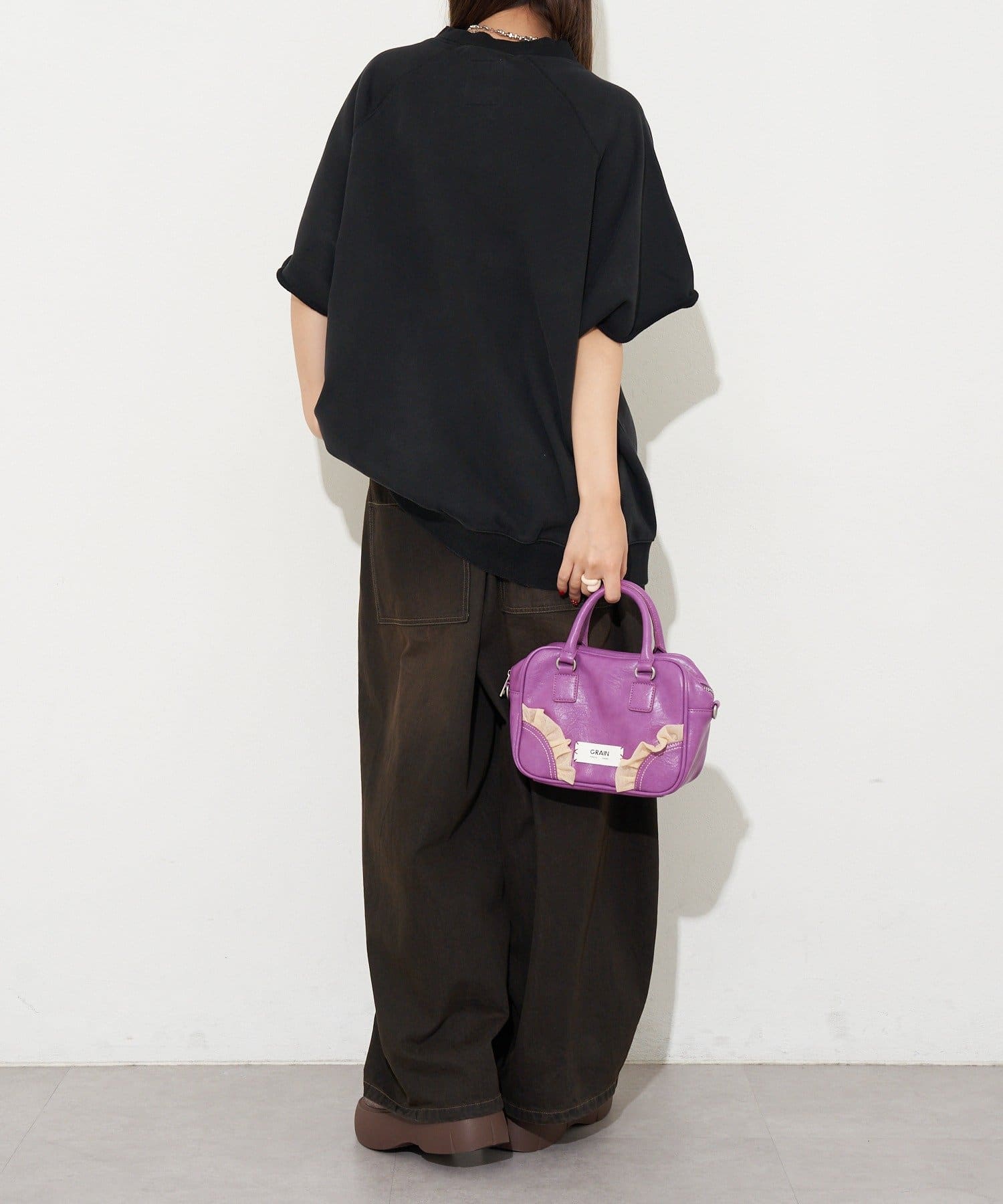 CIAOPANIC(チャオパニック) 【RePRODUCTION LABEL / リプロダクションレーベル】ショートスリーブラグランスウェット