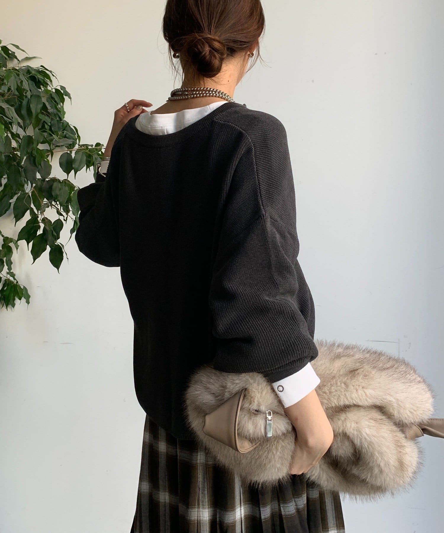 DOUDOU(ドゥドゥ) スキッパープルオーバー