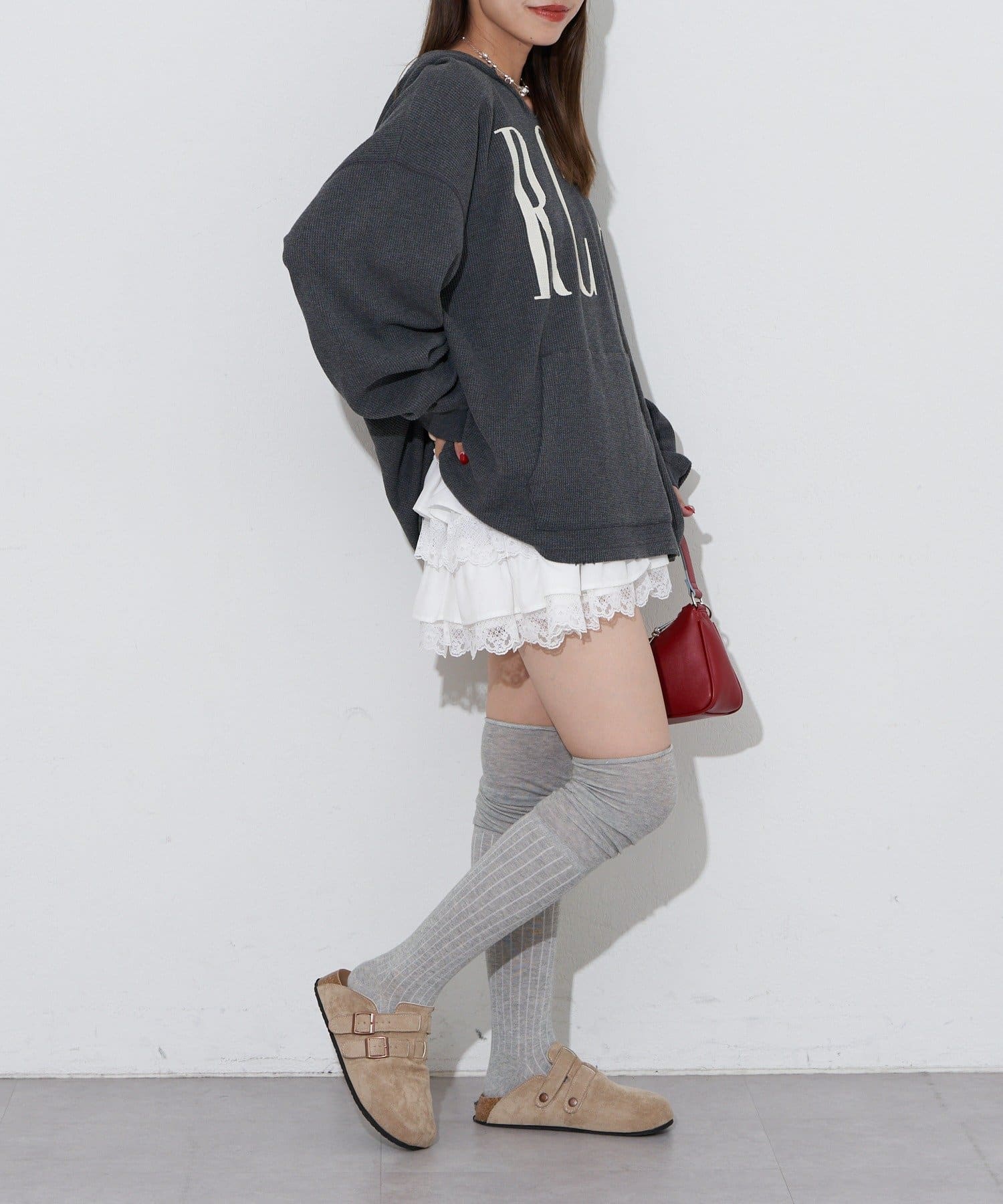 CIAOPANIC(チャオパニック) 【RePRODUCTION LABEL / リプロダクションレーベル】フェードスキッパーサーマルロンT