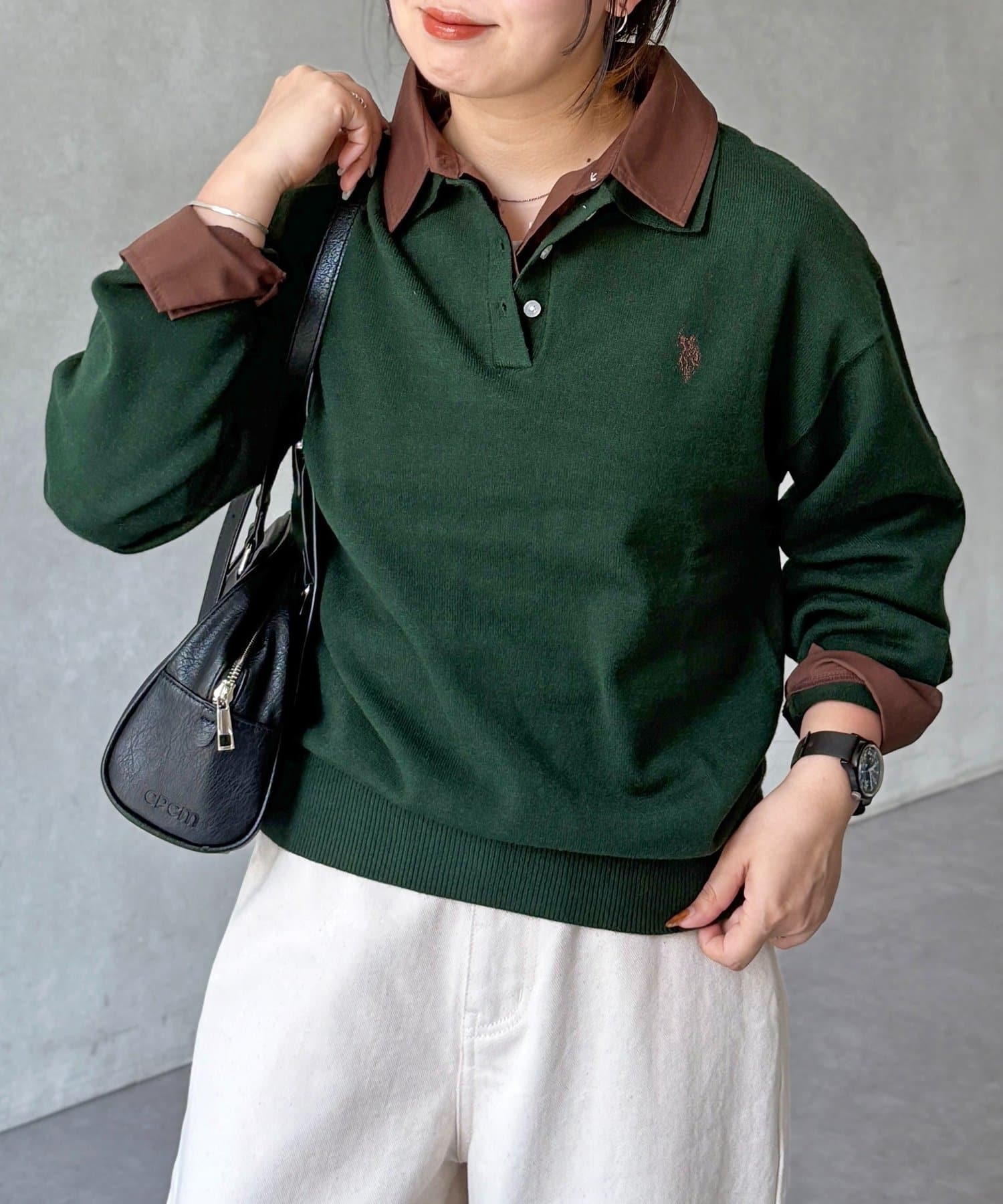 CPCM(シーピーシーエム) 【U.S. POLO ASSN. 】レイヤードポロ