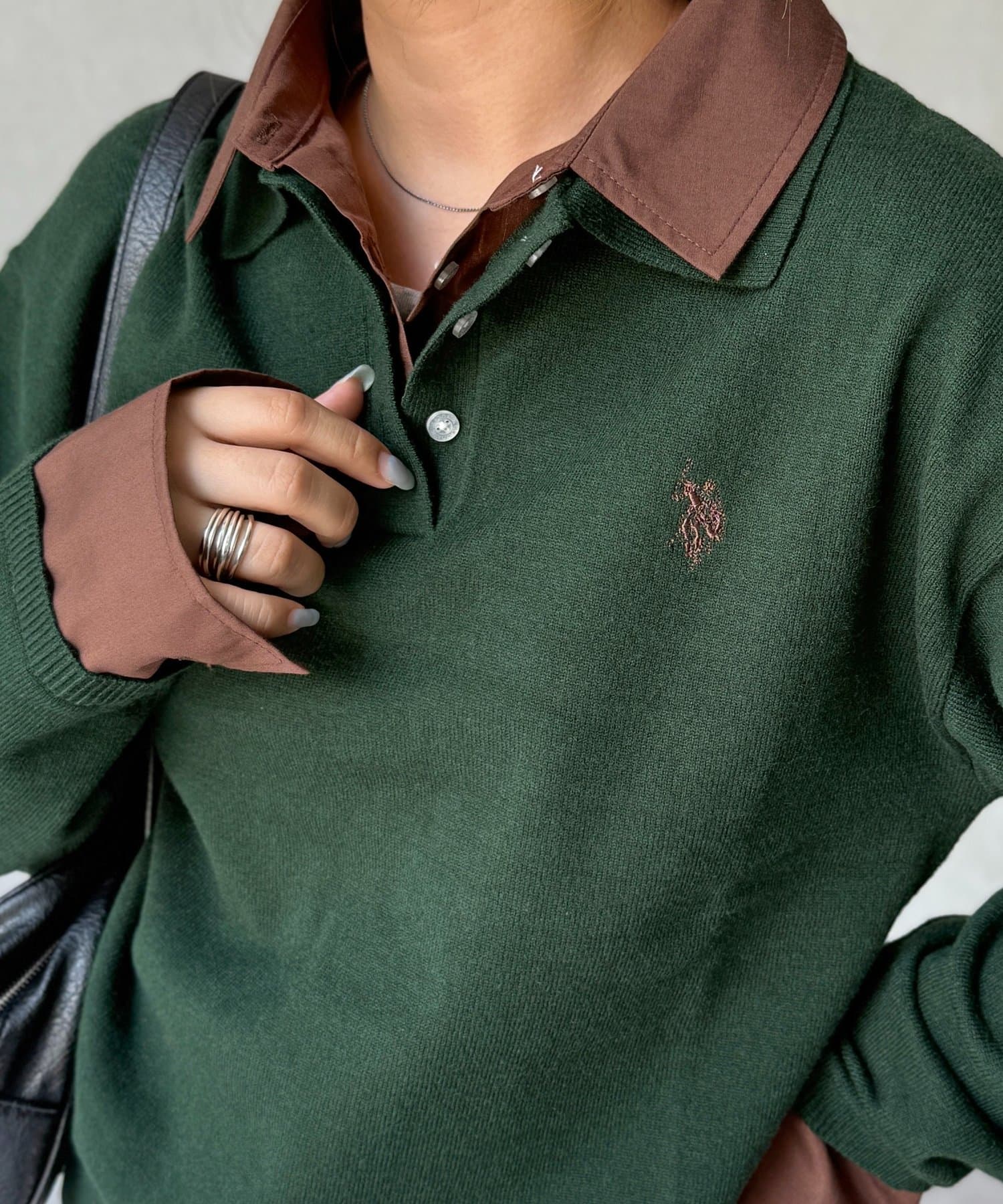 CPCM(シーピーシーエム) 【U.S. POLO ASSN. 】レイヤードポロ