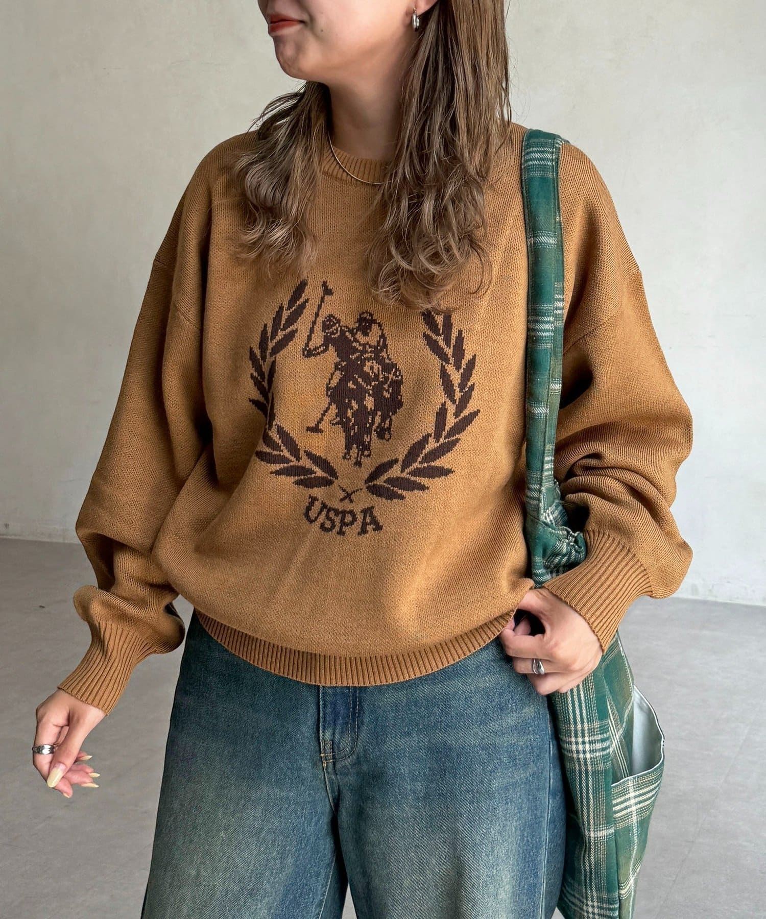 CPCM(シーピーシーエム) 【U.S. POLO ASSN.】ジャガードニットプルオーバー