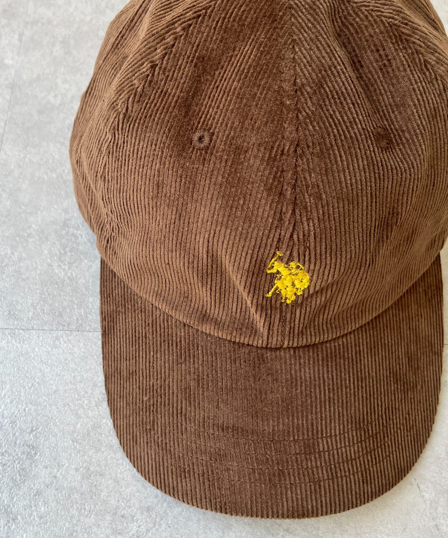CPCM(シーピーシーエム) 【U.S. POLO ASSN.】コーデュロイキャップ
