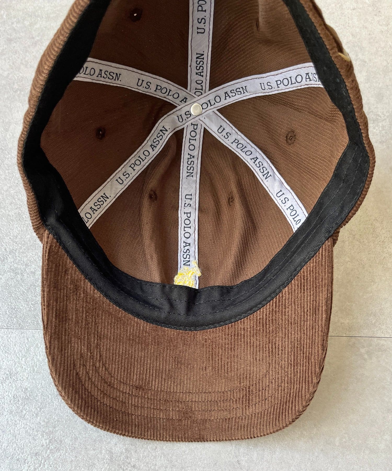 CPCM(シーピーシーエム) 【U.S. POLO ASSN.】コーデュロイキャップ
