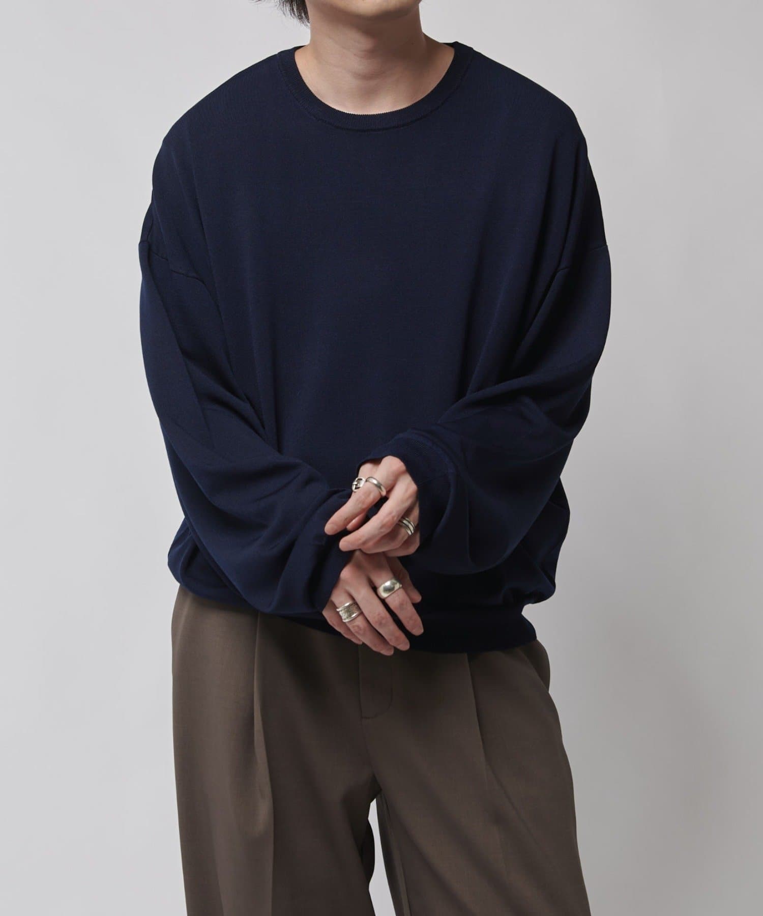 Lui's(ルイス) VIS/PO ボクシーニットソー