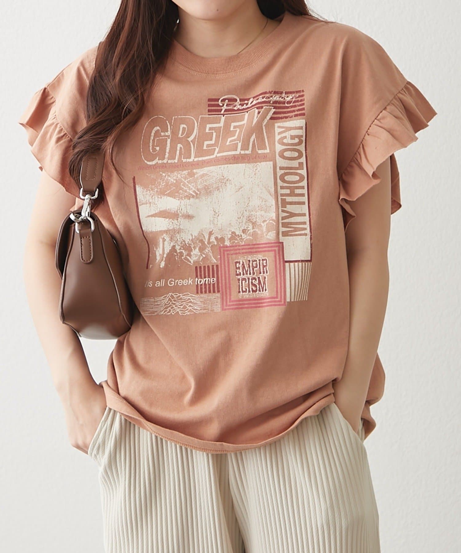 Remind me and forever(リマインドミーアンドフォーエバー) 【NAO】袖フリルＴシャツ