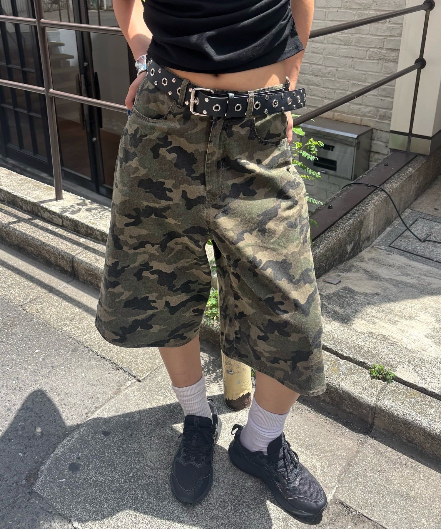 WHO’S WHO gallery(フーズフーギャラリー) 【AW先行予約】柄ツイルハーフパンツ