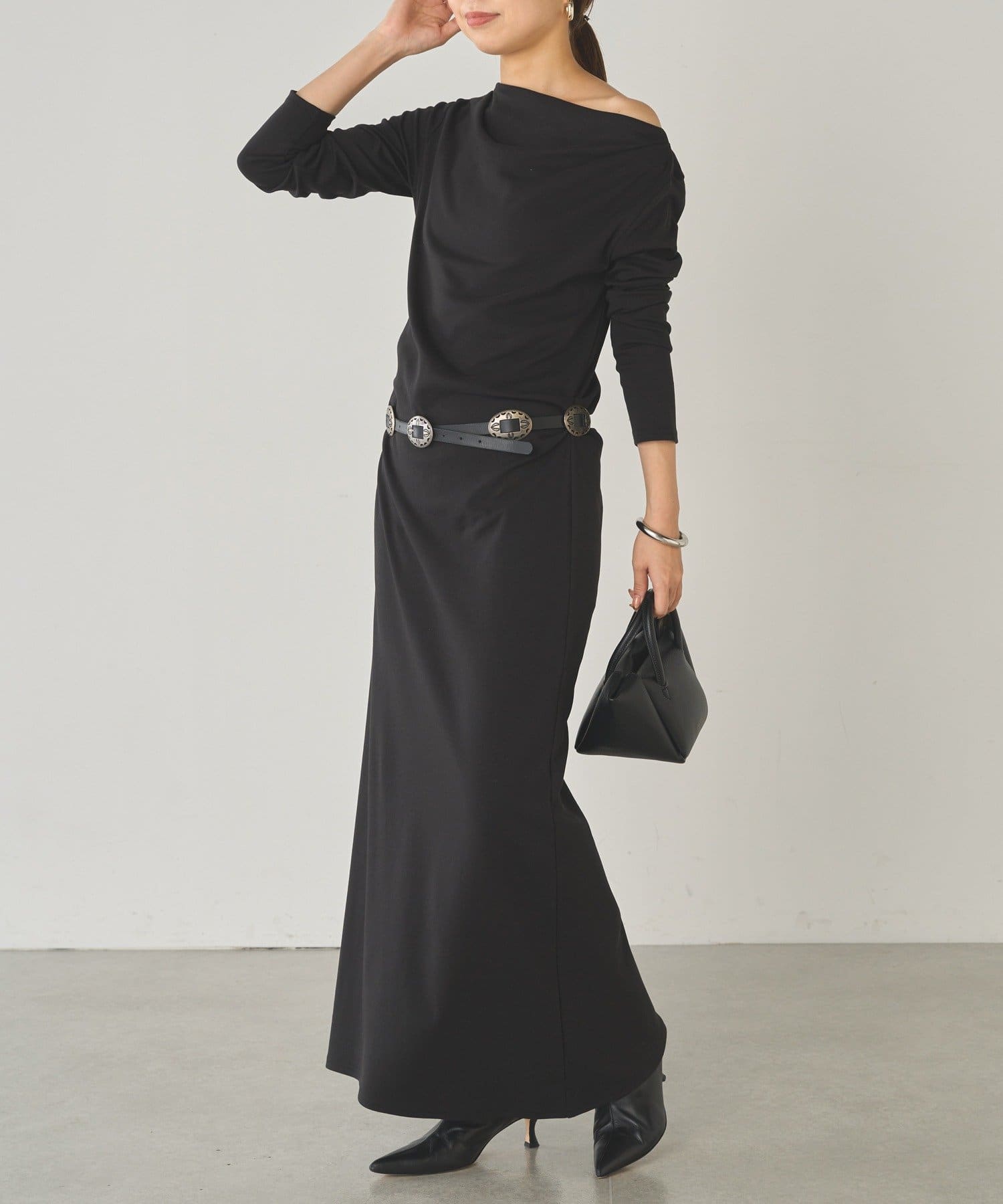 LOUNGEDRESS(ラウンジドレス) ドレープカットワンピース