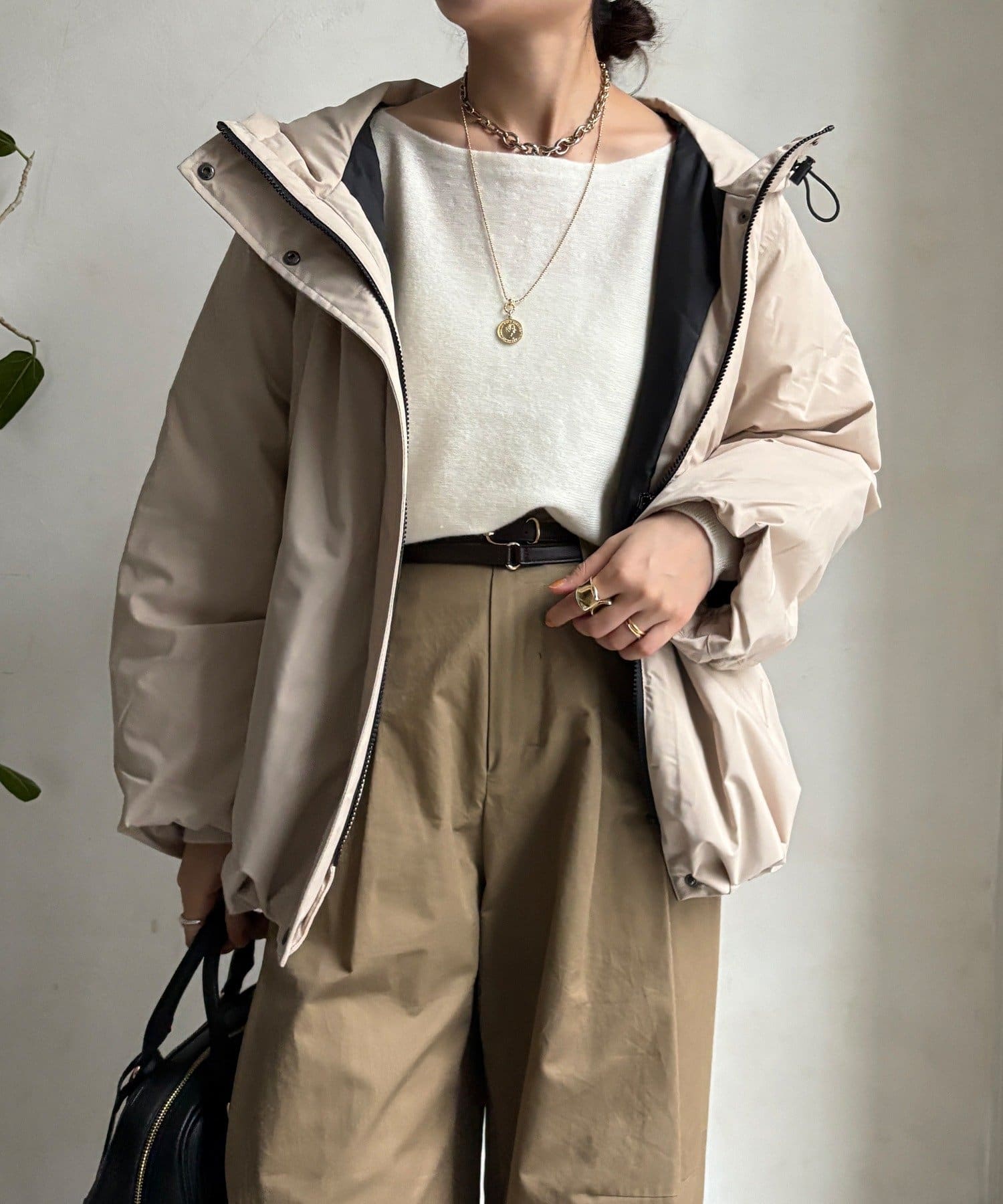 DOUDOU(ドゥドゥ) 【WEB限定】フィルムタフタフーディーダウン