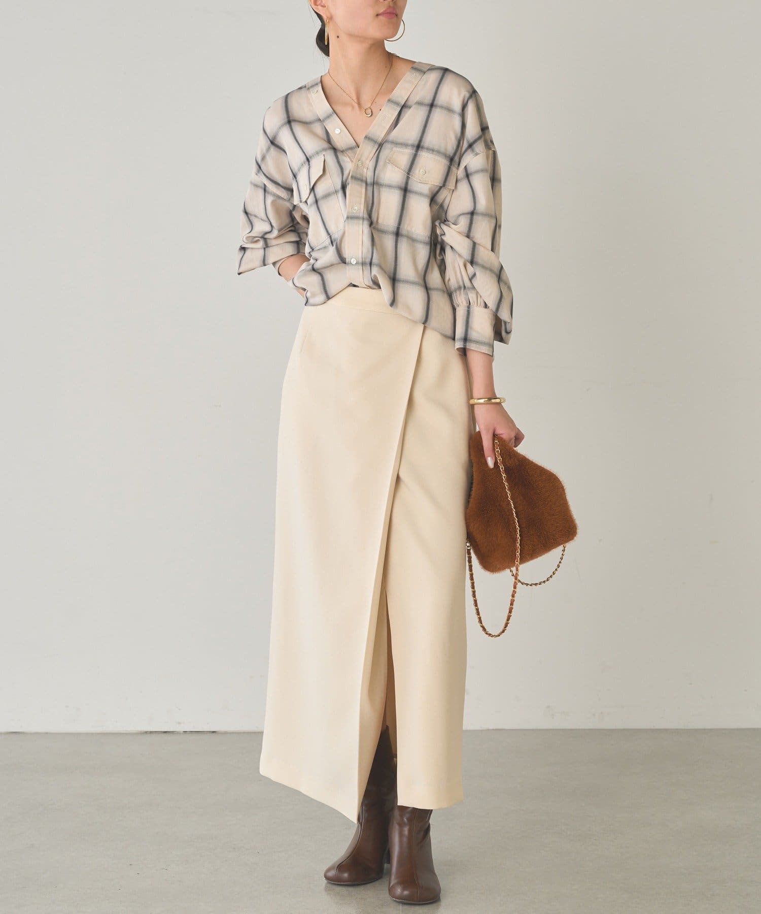 Loungedress　FURニットタイトスカート LOUNGEDRESS（ラウンジドレス）の「FURニットタイトスカート
