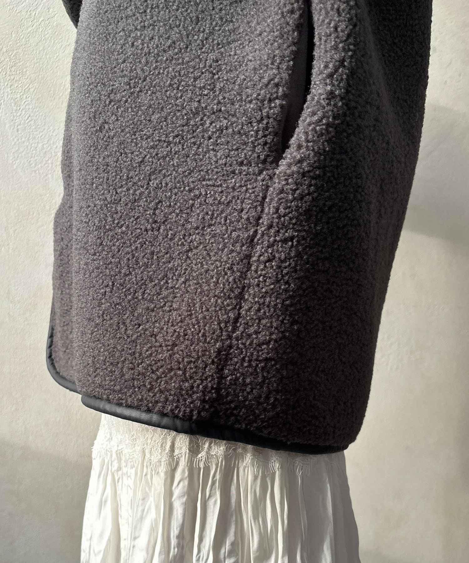 DOUDOU(ドゥドゥ) リバーシブルボアコート