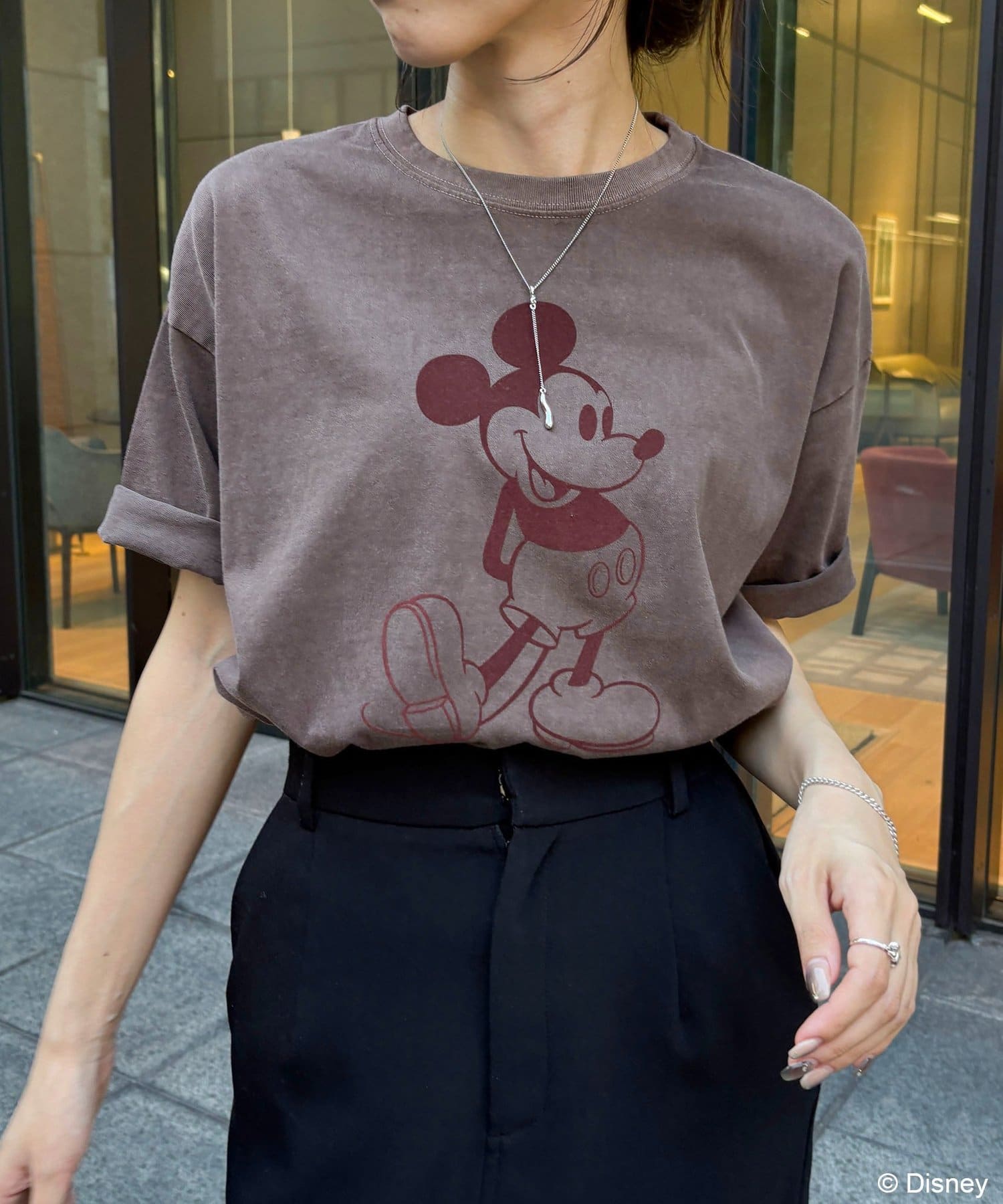 CAPRICIEUX LE'MAGE(カプリシュレマージュ) 〈GOOD ROCK SPEED〉ミッキーフロッキーTシャツ