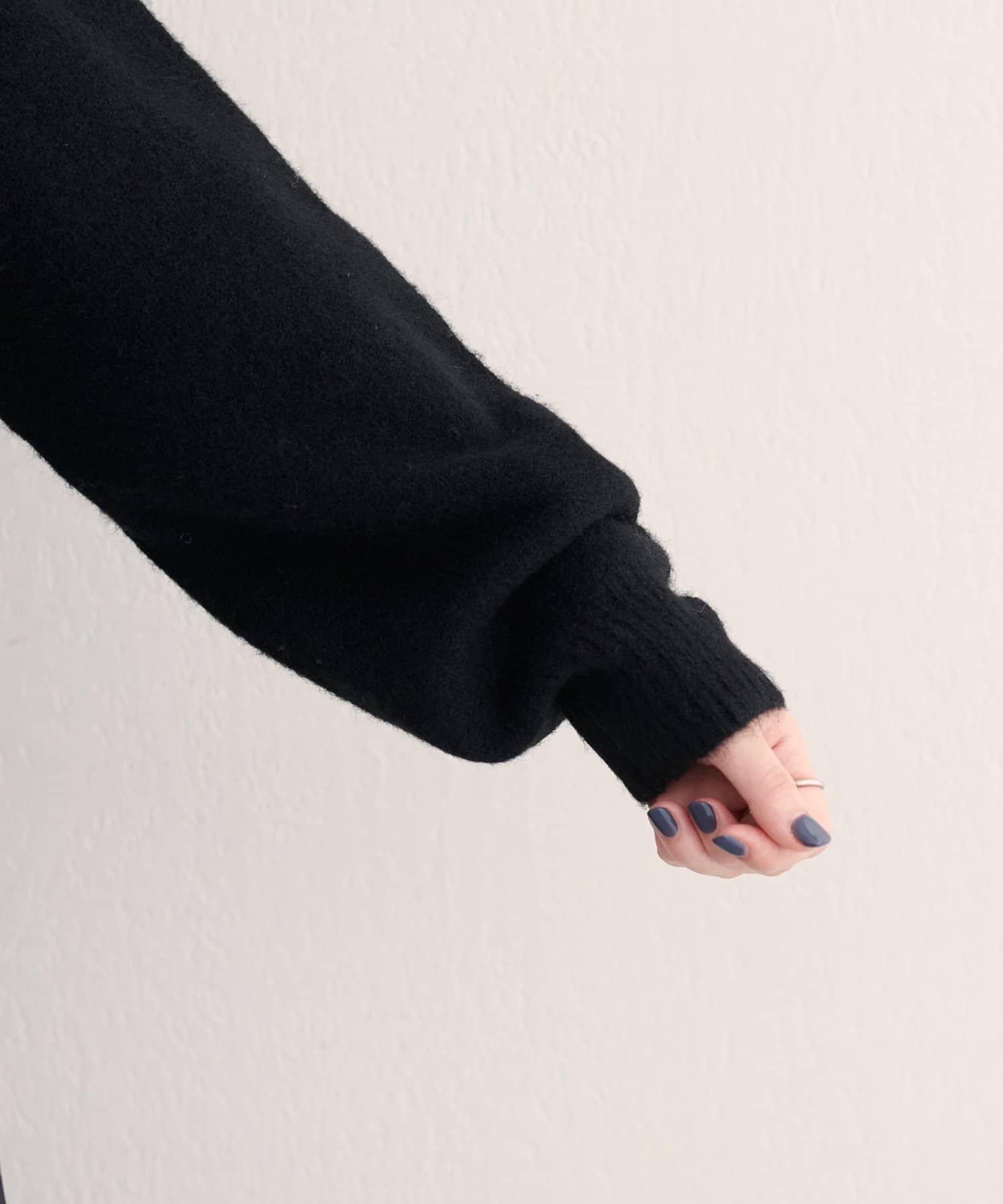 natural couture(ナチュラルクチュール) 【WEB限定】ウール混ボートネックニットプルオーバー