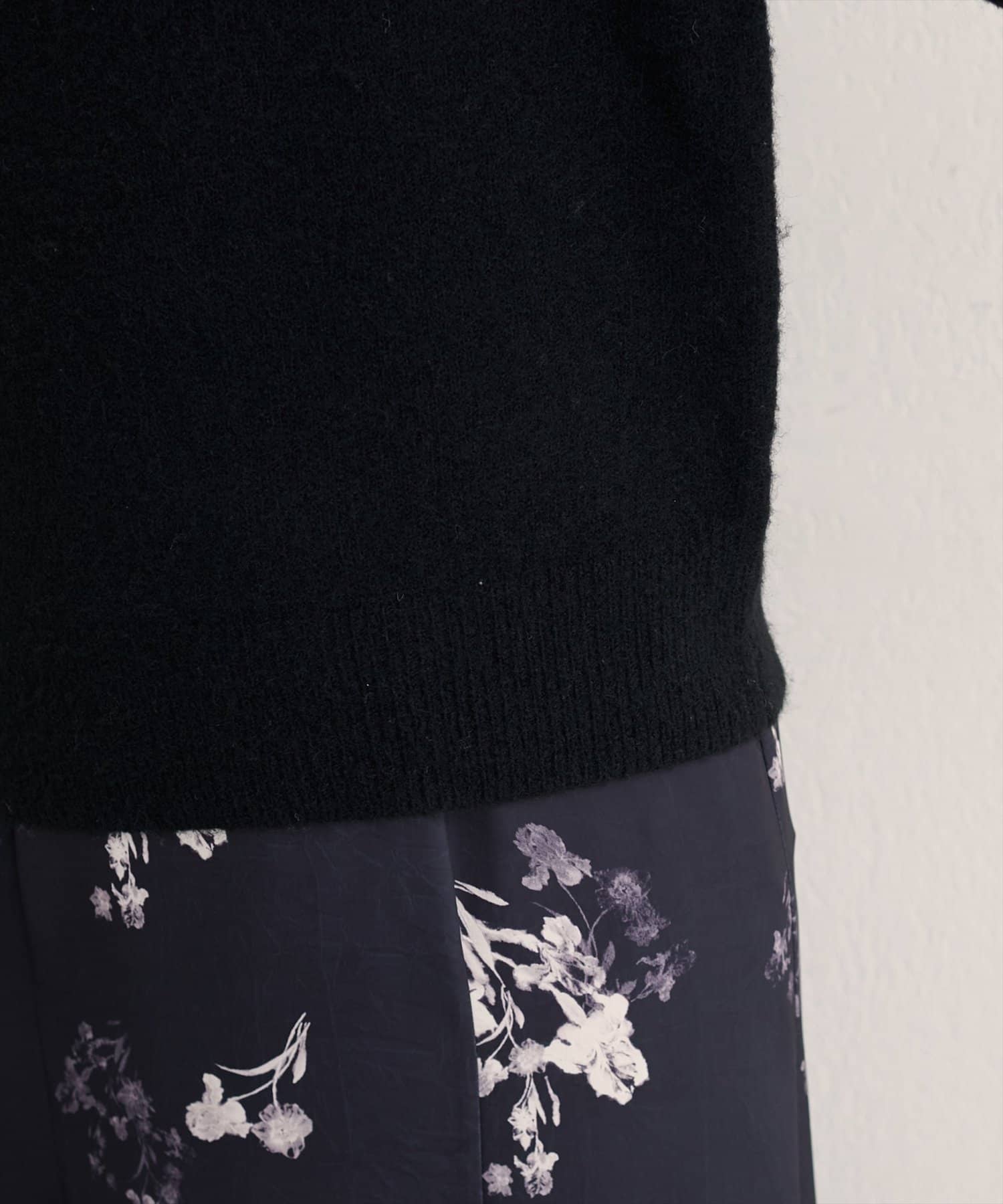 natural couture(ナチュラルクチュール) 【WEB限定】ウール混ボートネックニットプルオーバー