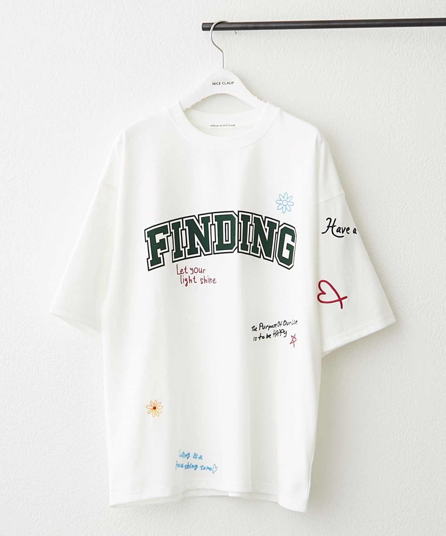Remind me and forever(リマインドミーアンドフォーエバー) フロッキーロゴ&刺繍Tシャツ