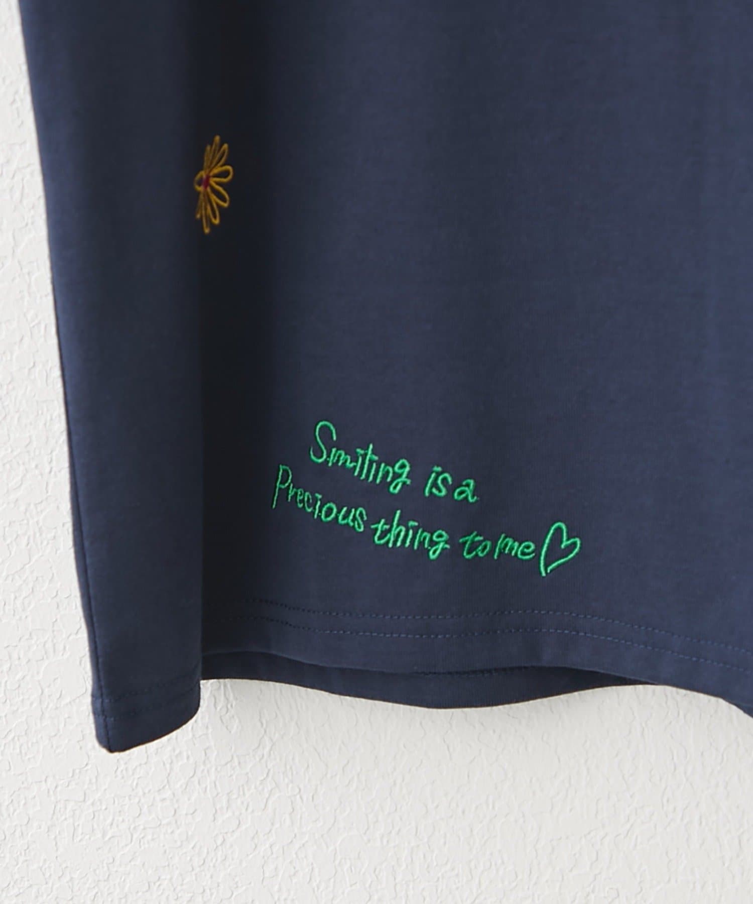 Remind me and forever(リマインドミーアンドフォーエバー) フロッキーロゴ&刺繍Tシャツ