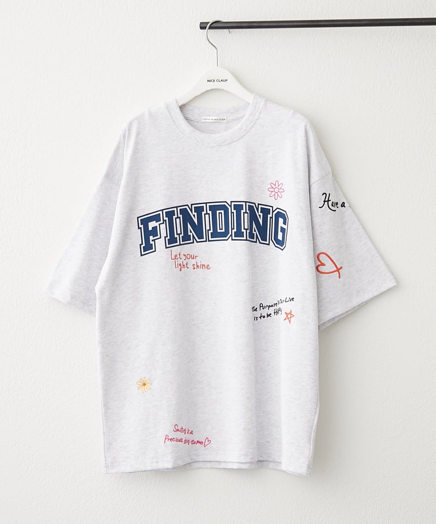 Remind me and forever(リマインドミーアンドフォーエバー) フロッキーロゴ&刺繍Tシャツ