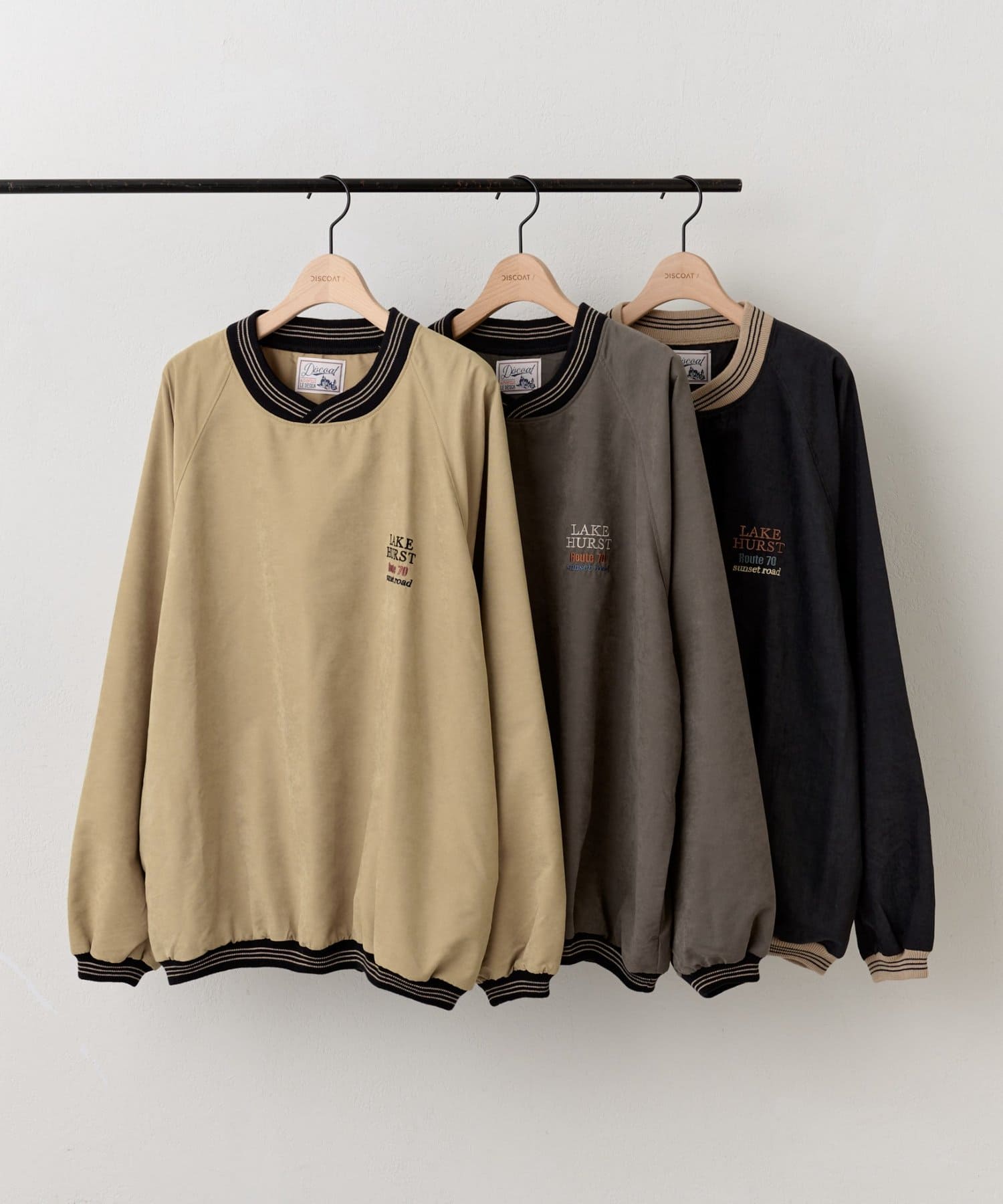 DISCOAT(ディスコート) 【ユニセックス】ワンポイント刺繍トレーニングシャツ