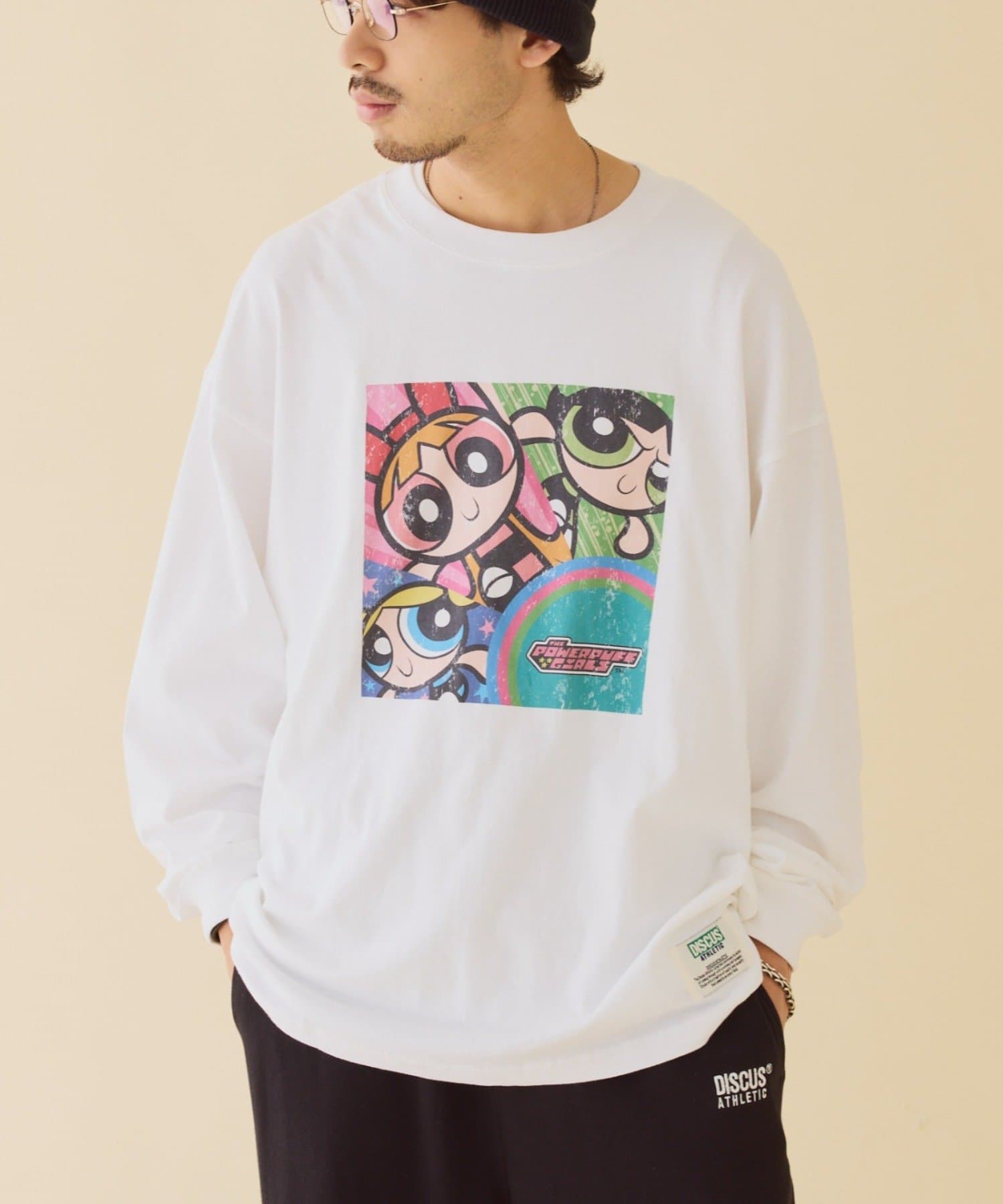 CIAOPANIC TYPY(チャオパニックティピー) 【WEB限定】【DISCUS×パワーパフガールズ】BIGロンTEE