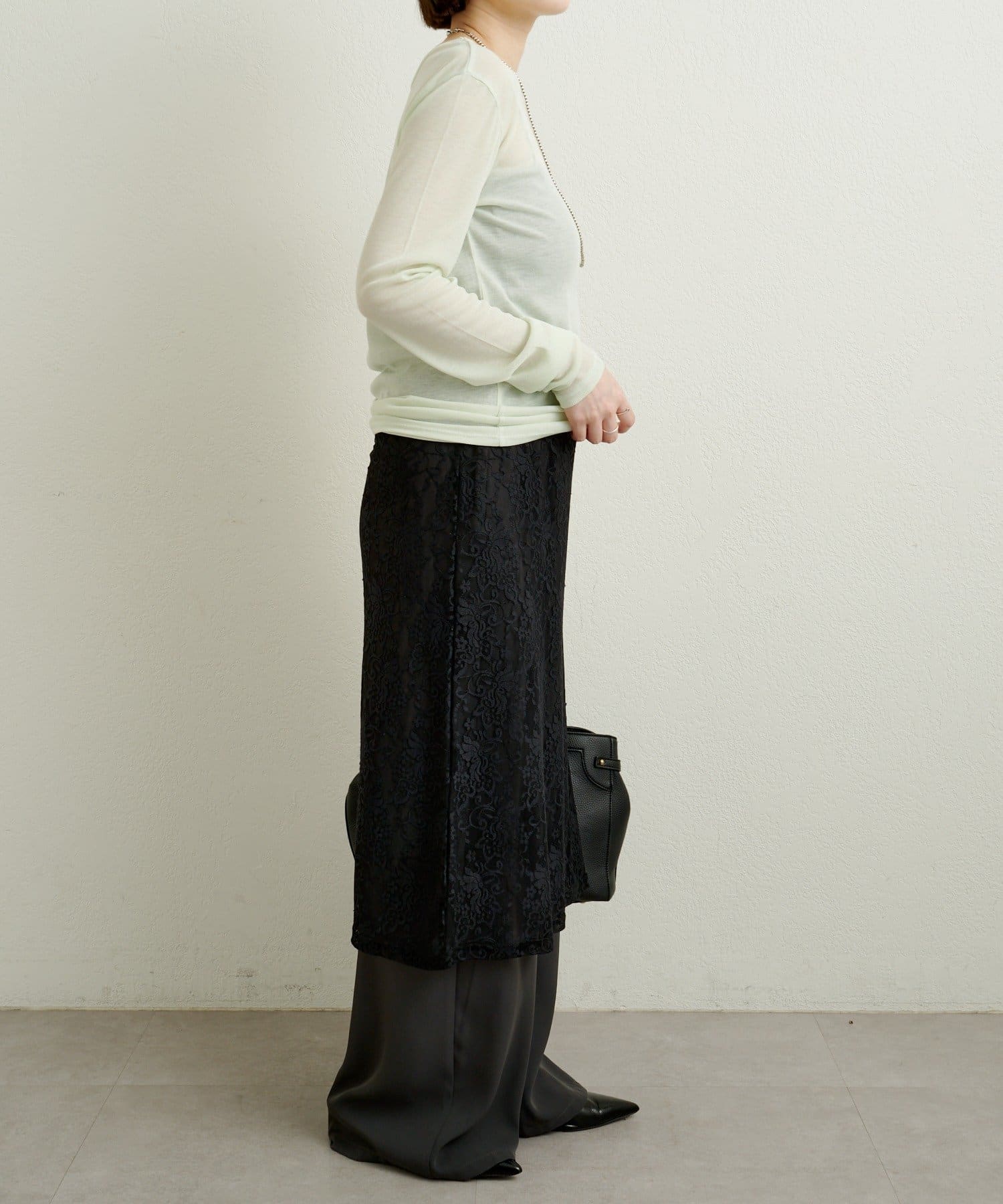 Omekashi(オメカシ) 【追加予約決定！】ストレッチレーススカート