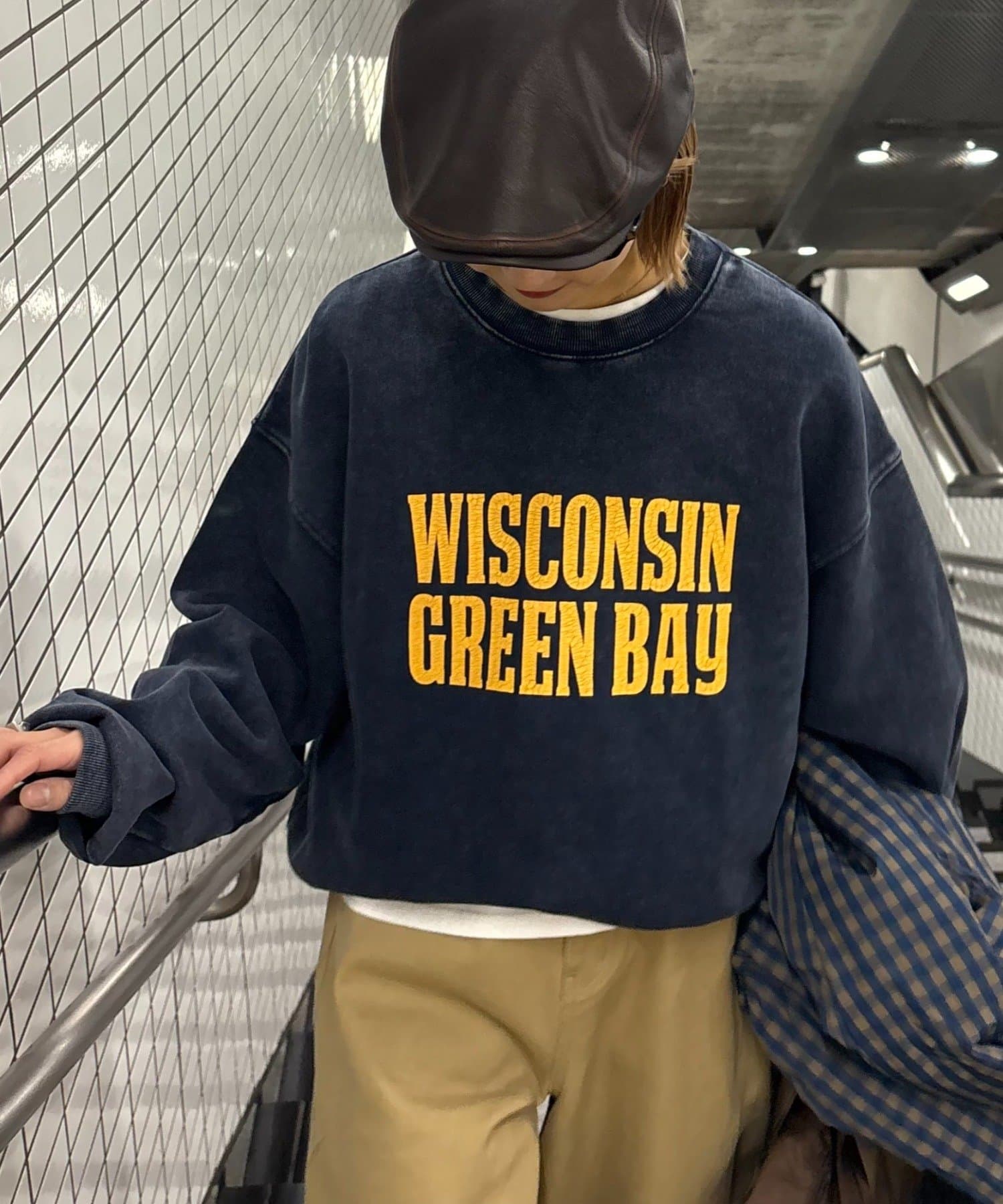 CIAOPANIC TYPY(チャオパニックティピー) 【UNISEX】NEWアシッドウォッシュ加工/裏毛ロゴスウェット