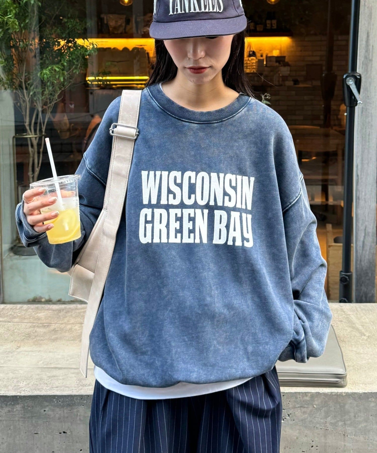 CIAOPANIC TYPY(チャオパニックティピー) 【UNISEX】NEWアシッドウォッシュ加工ロゴスウェット