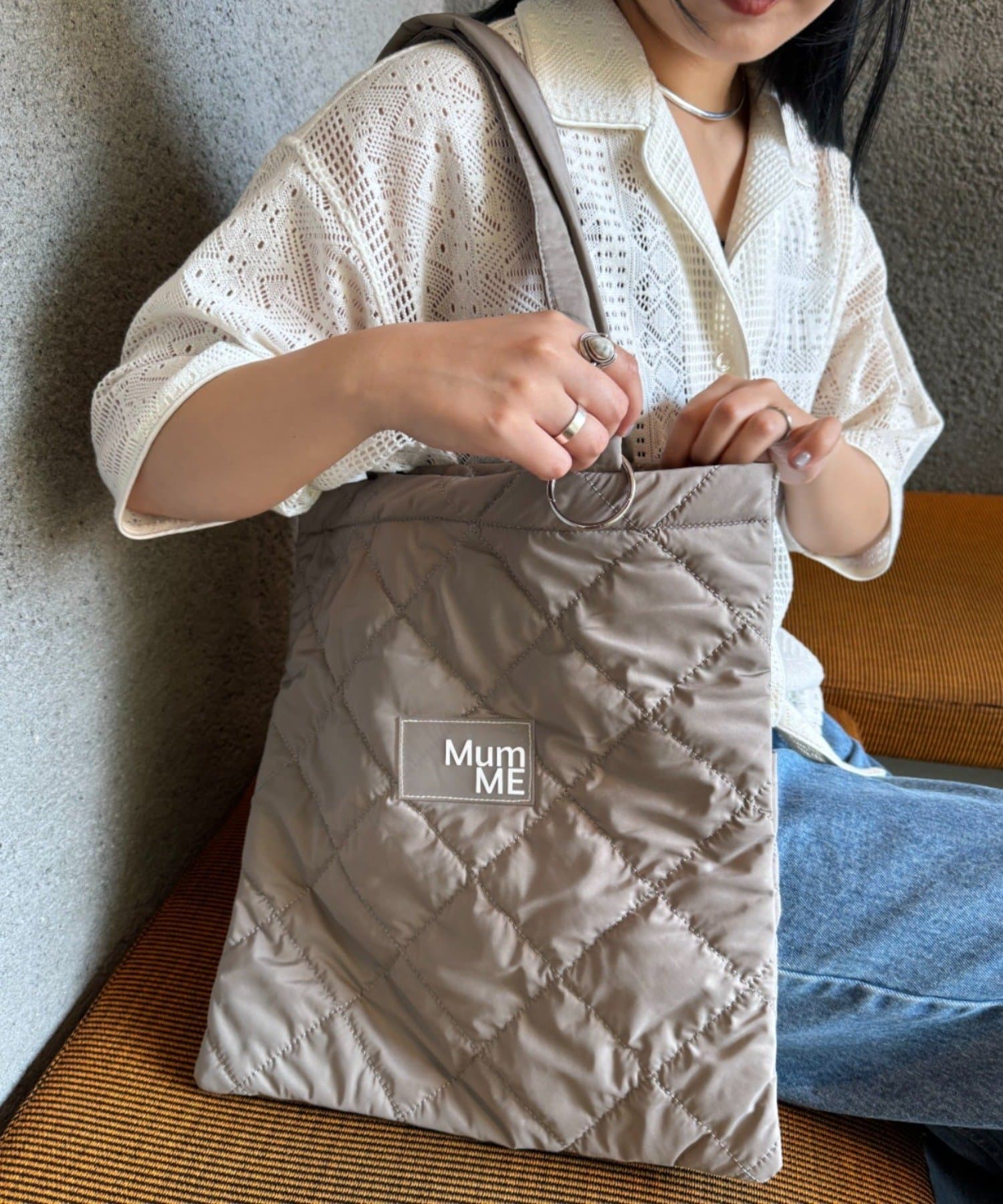 CIAOPANIC TYPY(チャオパニックティピー) 【MumME】カラビナ付きトートBAG