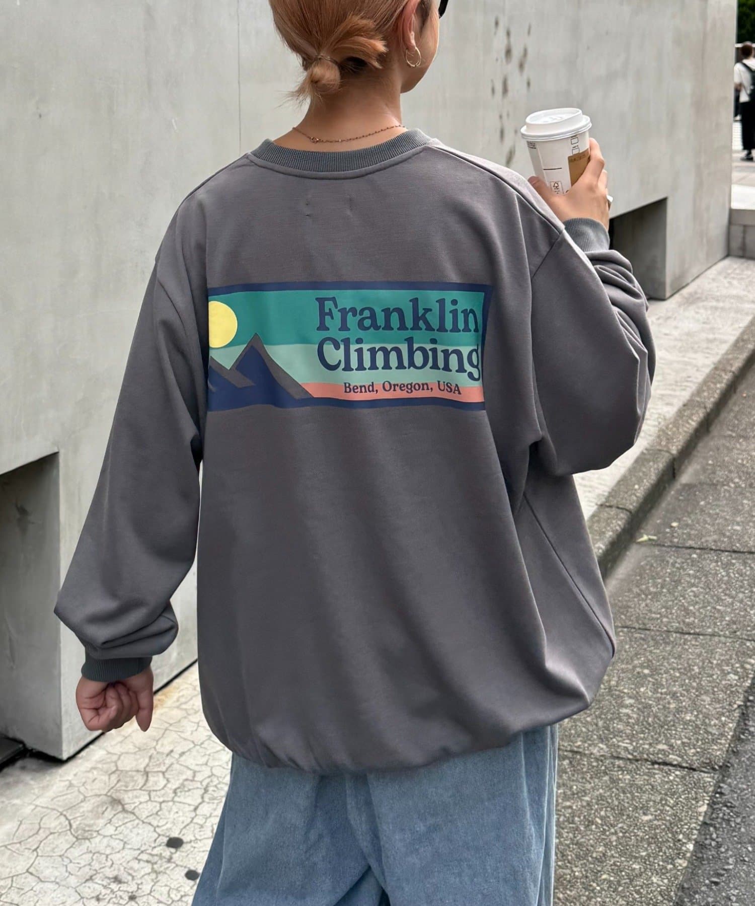CIAOPANIC TYPY(チャオパニックティピー) 【Franklin Climbing】【ES】裏毛バックロゴプリントスウェット