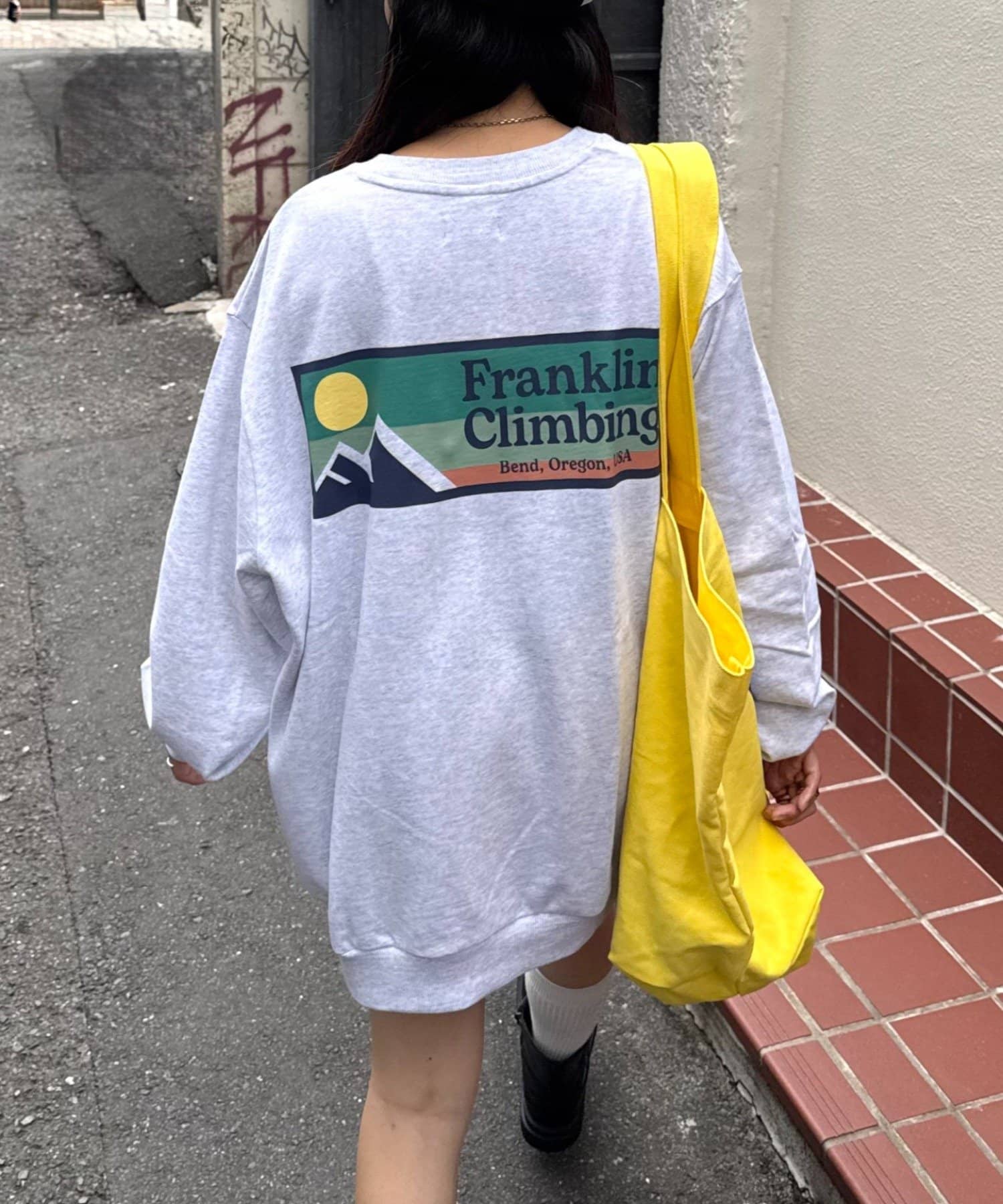 CIAOPANIC TYPY(チャオパニックティピー) 【Franklin Climbing】【ES】裏毛バックロゴプリントスウェット