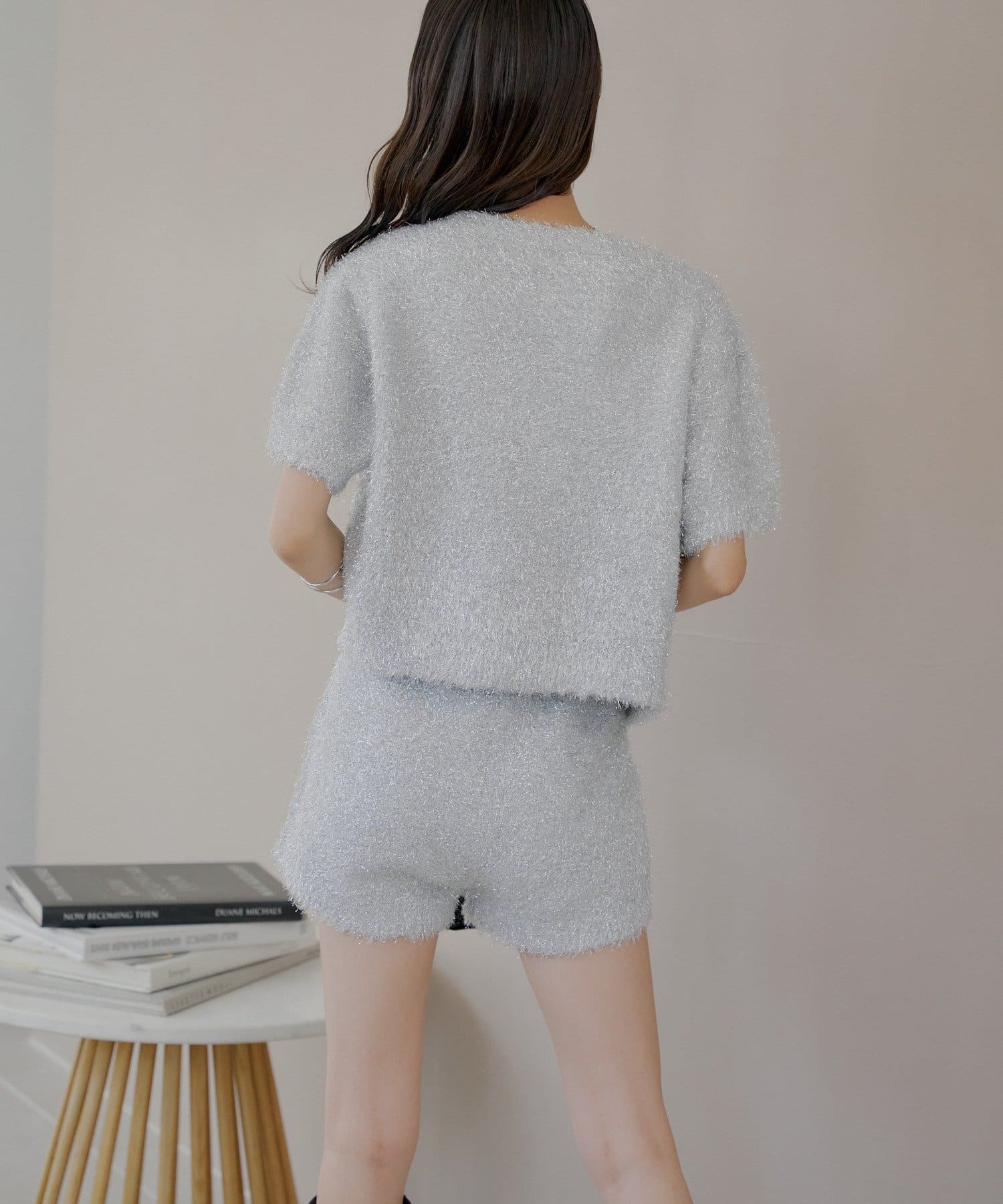 ラメシャギーニットショートパンツ | Chico(チコ)レディース