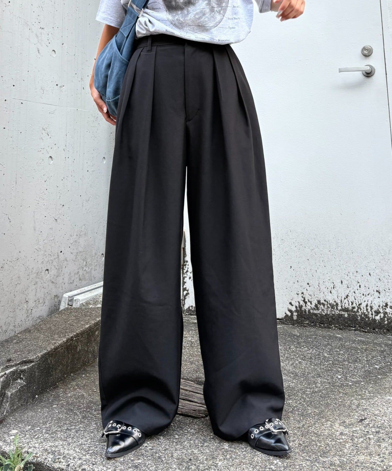 CIAOPANIC TYPY(チャオパニックティピー) 【UNISEX】NEWタックボリュームワイドパンツ