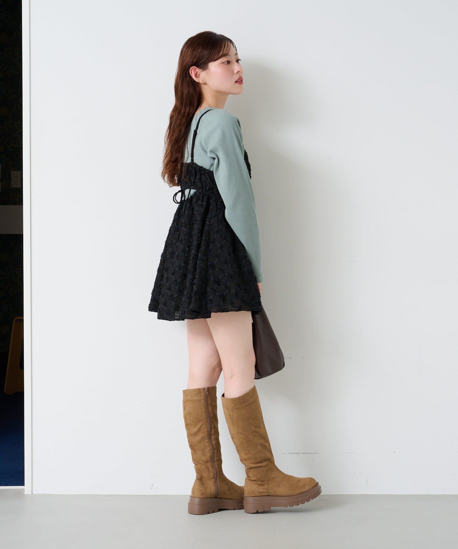 Kastane(カスタネ) スエードロングブーツ