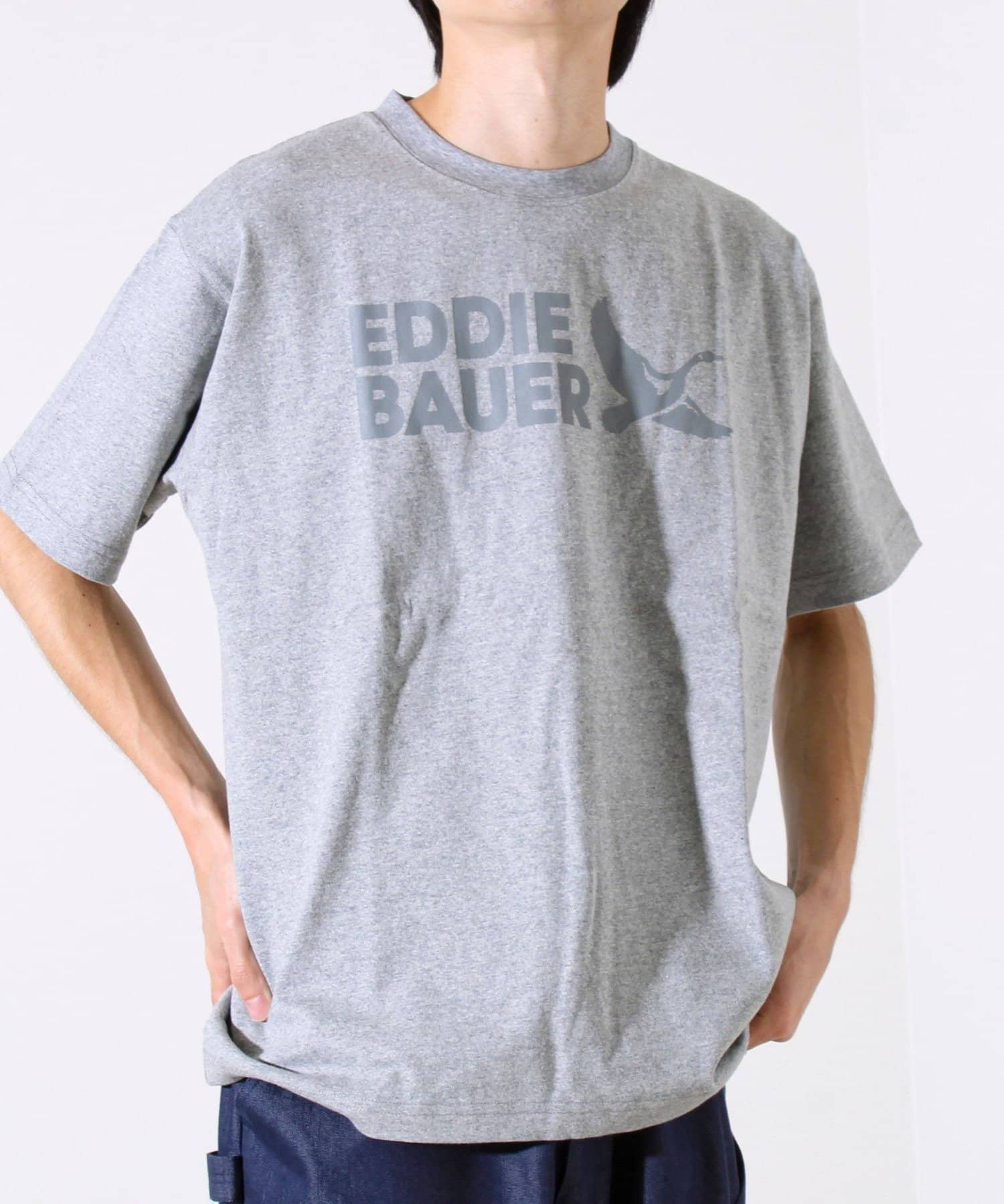 FREDY & GLOSTER(フレディ アンド グロスター) 【EDDIE BAUER】EBロゴ ヘビー半袖Tシャツ