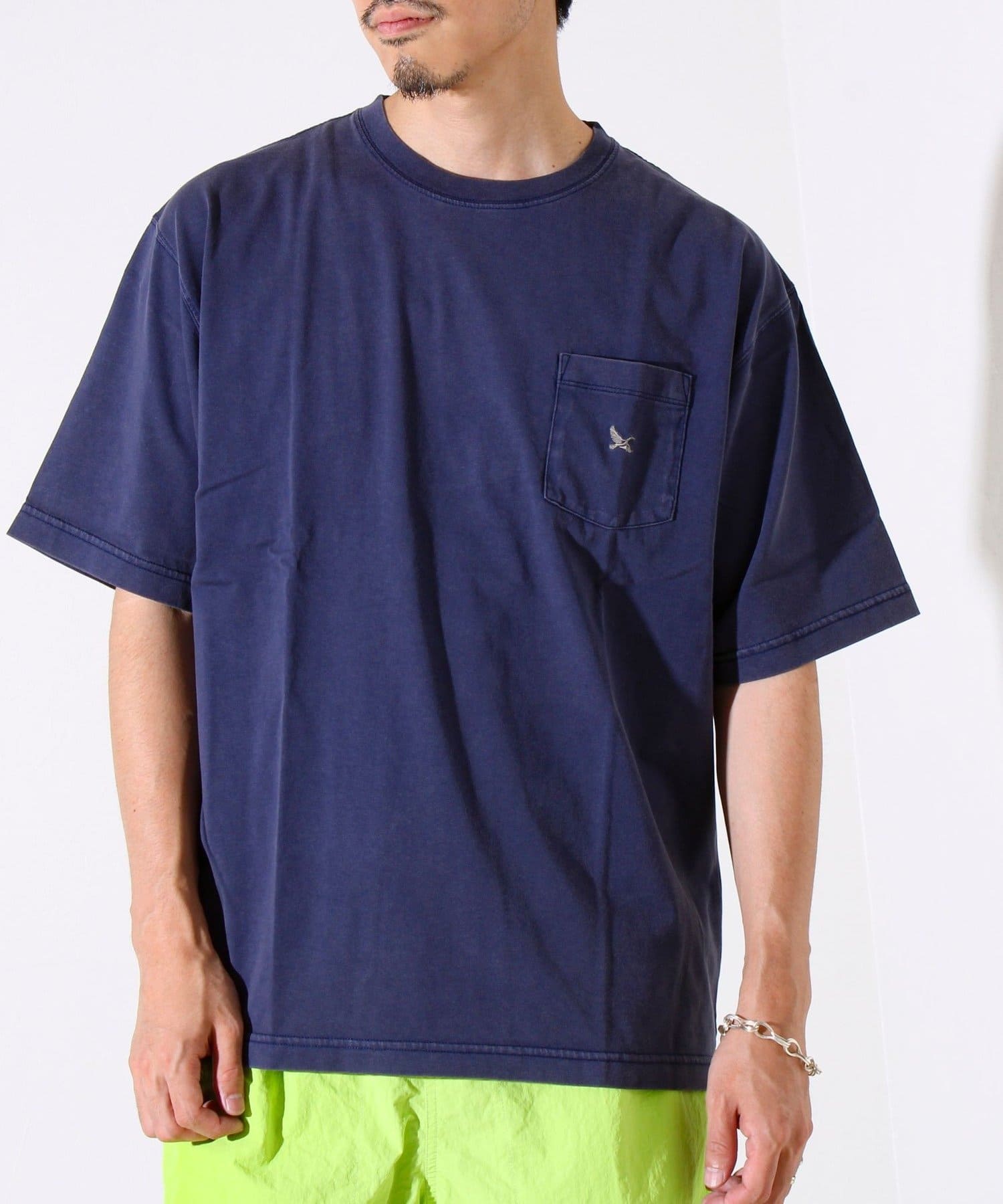 FREDY & GLOSTER(フレディ アンド グロスター) 【EDDIE BAUER】ワンポイントポケットTシャツ