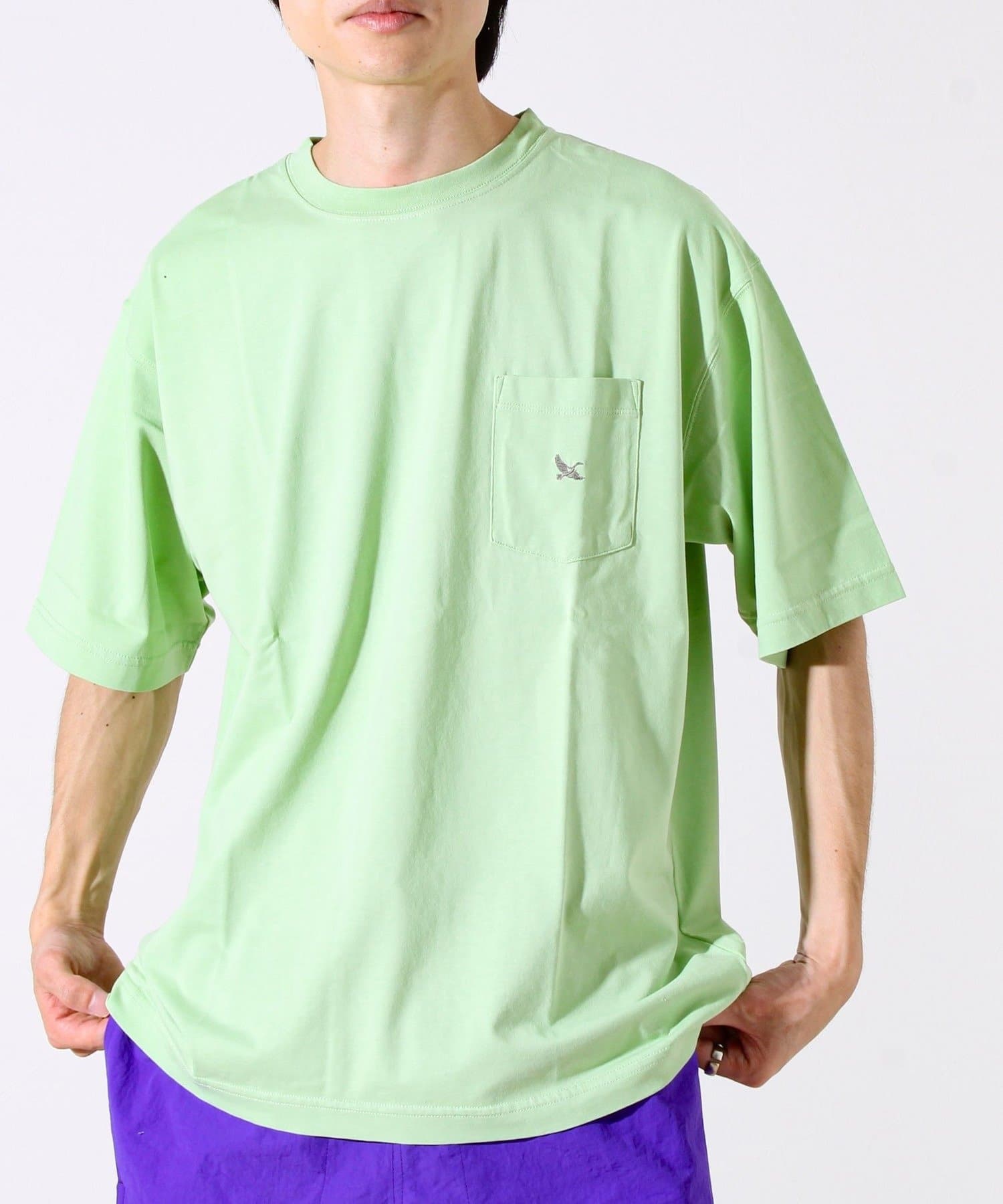 FREDY & GLOSTER(フレディ アンド グロスター) 【EDDIE BAUER】ワンポイントポケットTシャツ