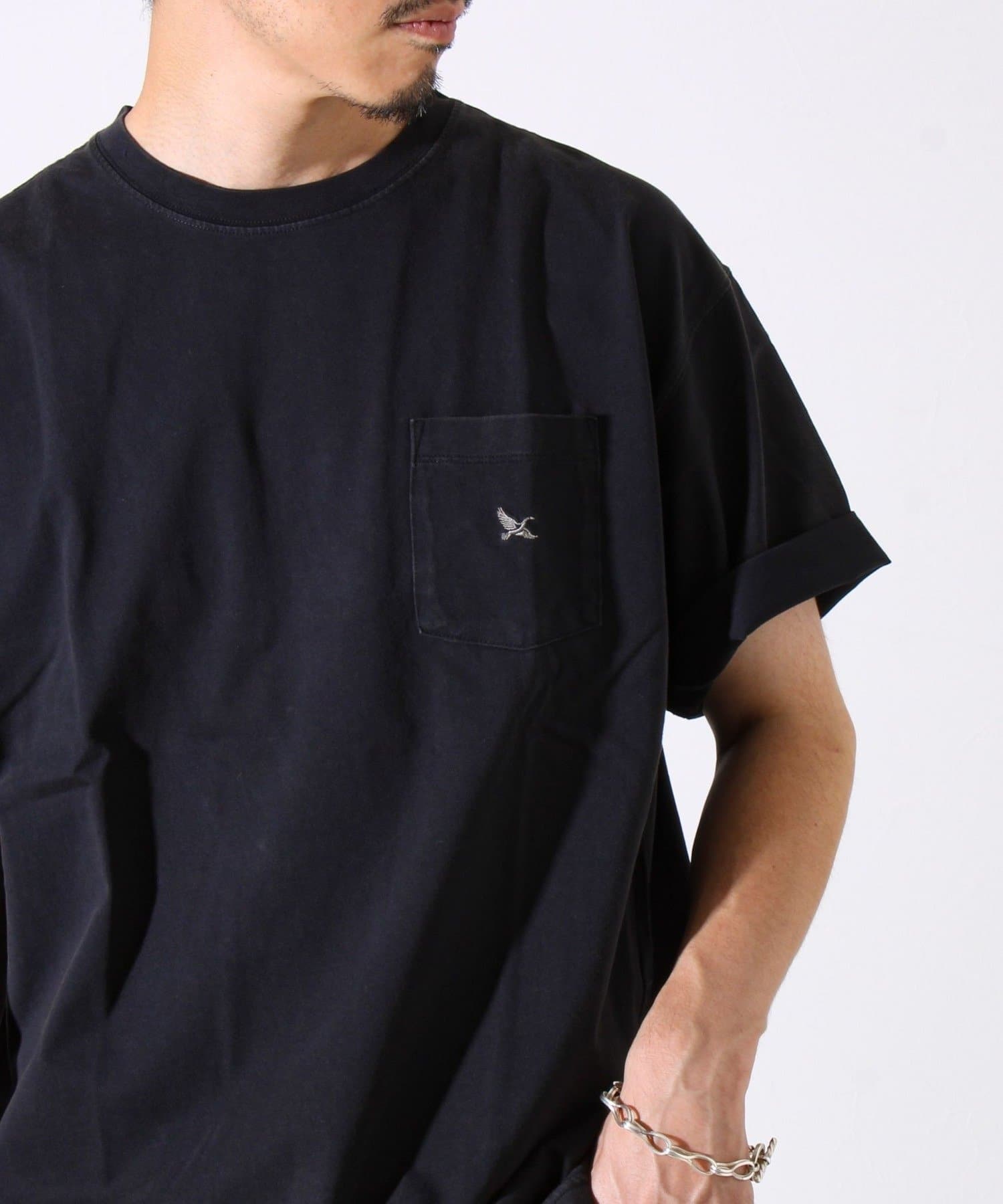 FREDY & GLOSTER(フレディ アンド グロスター) 【EDDIE BAUER】ワンポイントポケットTシャツ