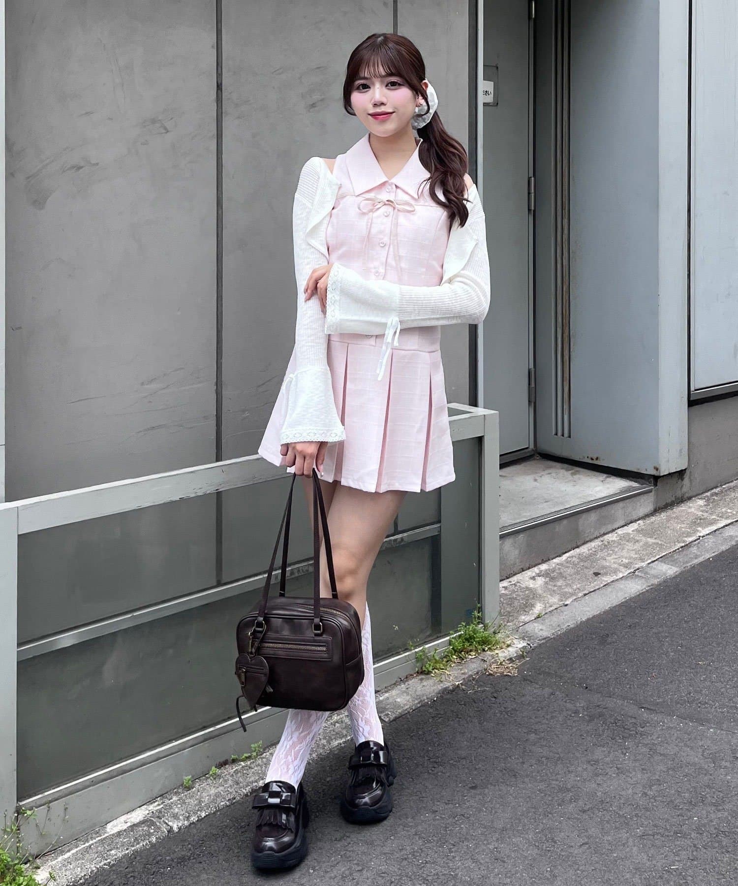 OLIVE des OLIVE(オリーブ デ オリーブ) 【完売カラー再販売】YUI企画　ノースリーブシャツミニワンピース