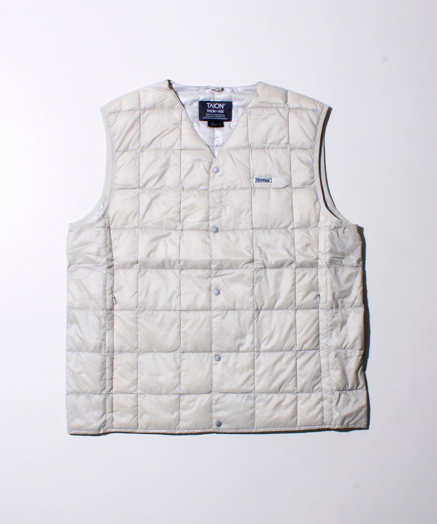 FREDY & GLOSTER(フレディ アンド グロスター) 【FREDYMAC別注】TAION Vネック ベーシックインナーダウンベスト