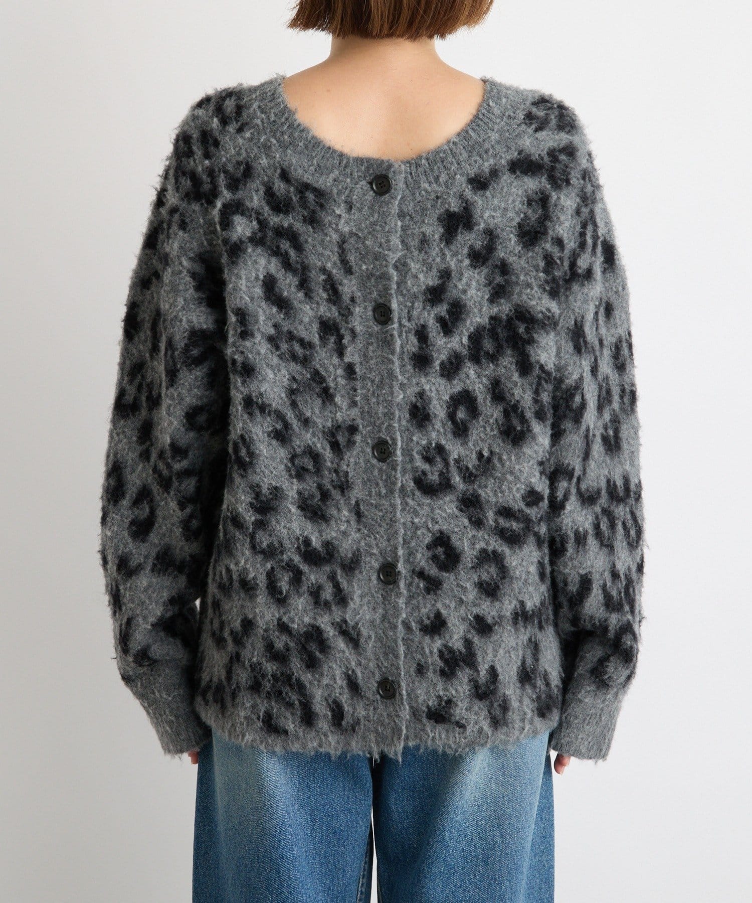 RIVE DROITE(リヴドロワ) 【トレンド感抜群】レオパードシャギーニット