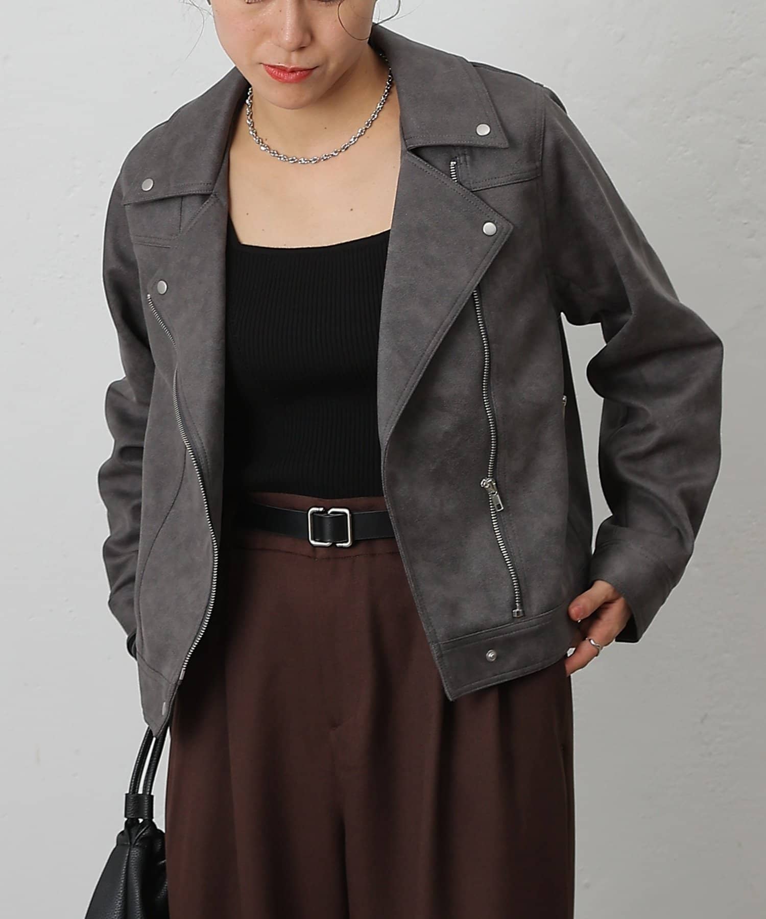 COLONY2139 コロニー ライダース ブラック フェイクレザーライダース | COLONY 2139(コロニー トゥーワン